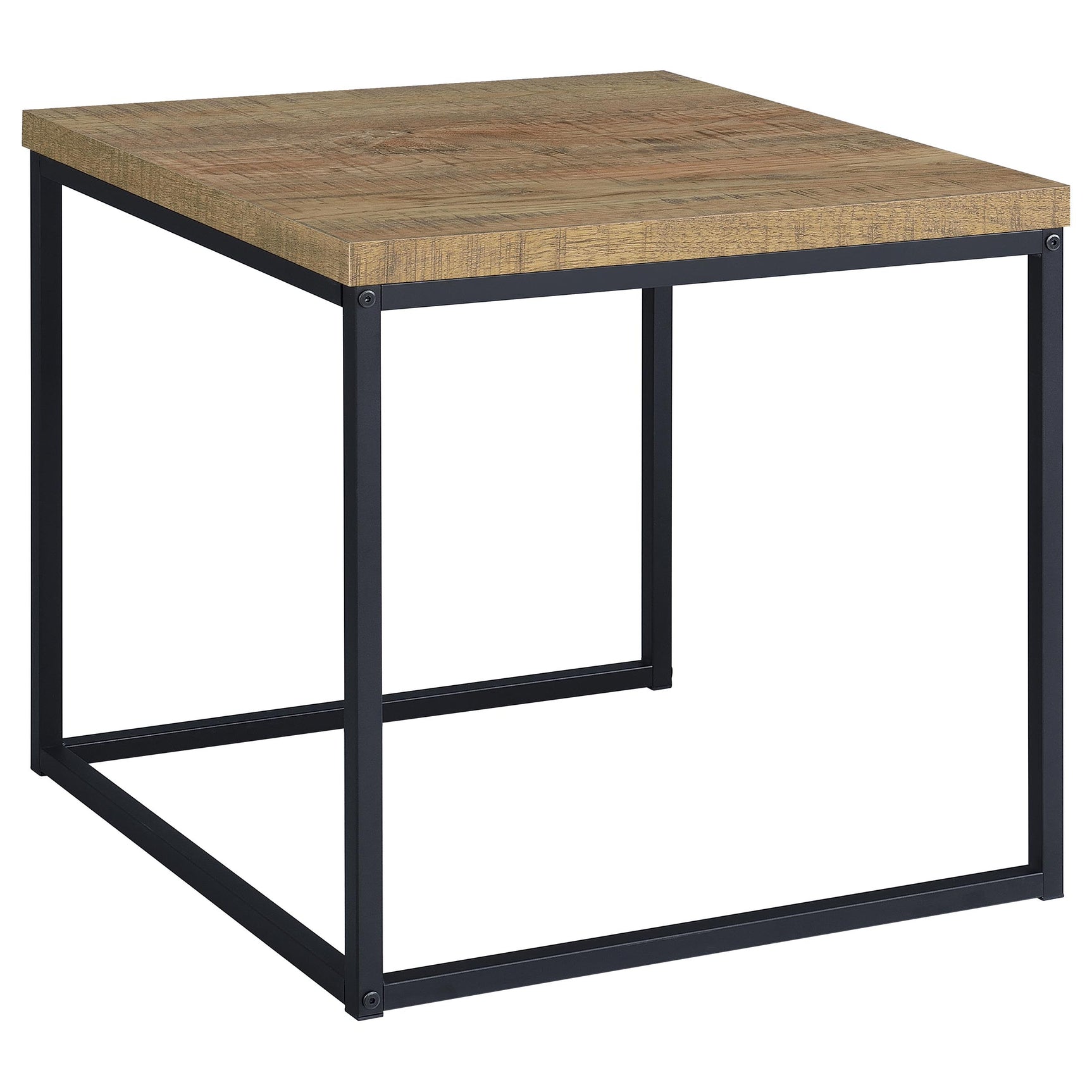 Straden Mango/Black 3-piece Engineered Wood Coffee Table Set - Ornate Home