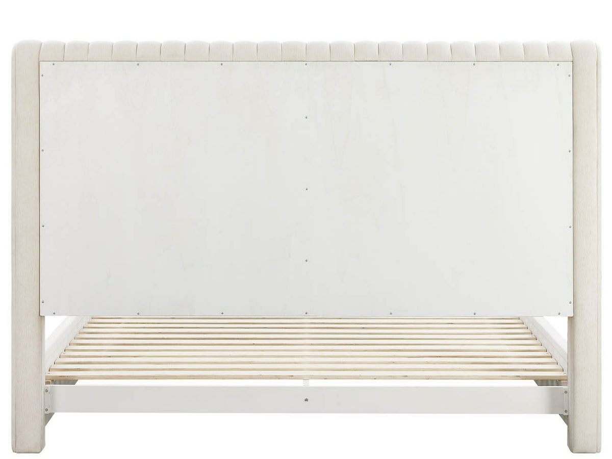 Strata Mist/Levi Oyster King Bed - Ornate Home