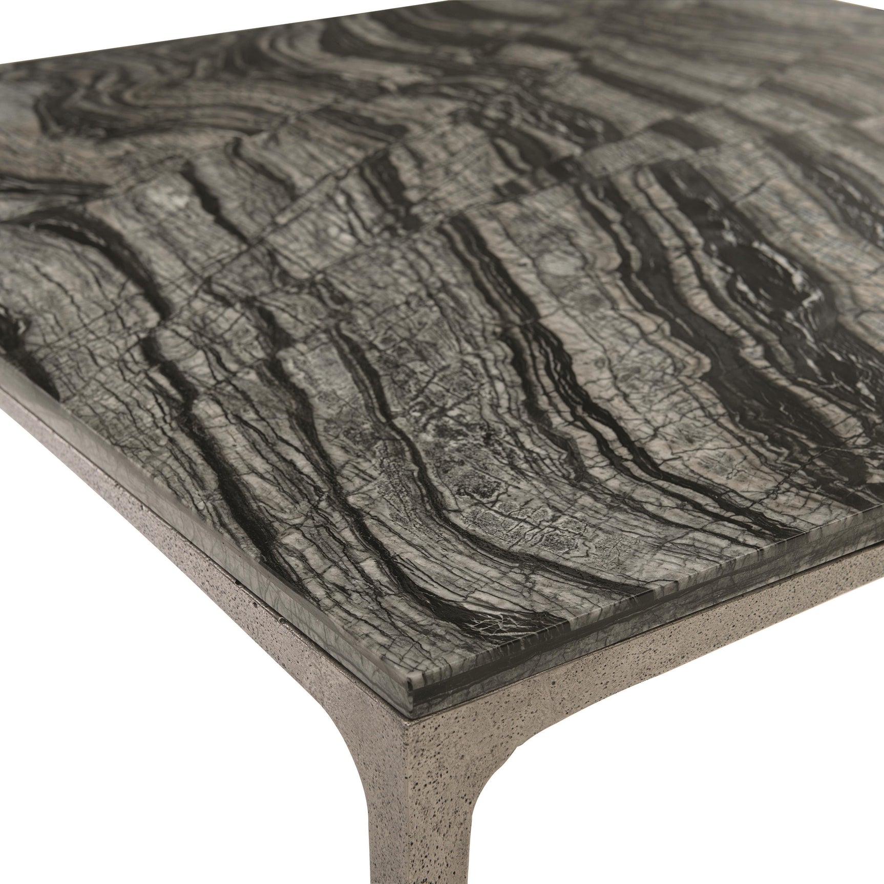 Strata Textured Graphite Cocktail Table - Ornate Home