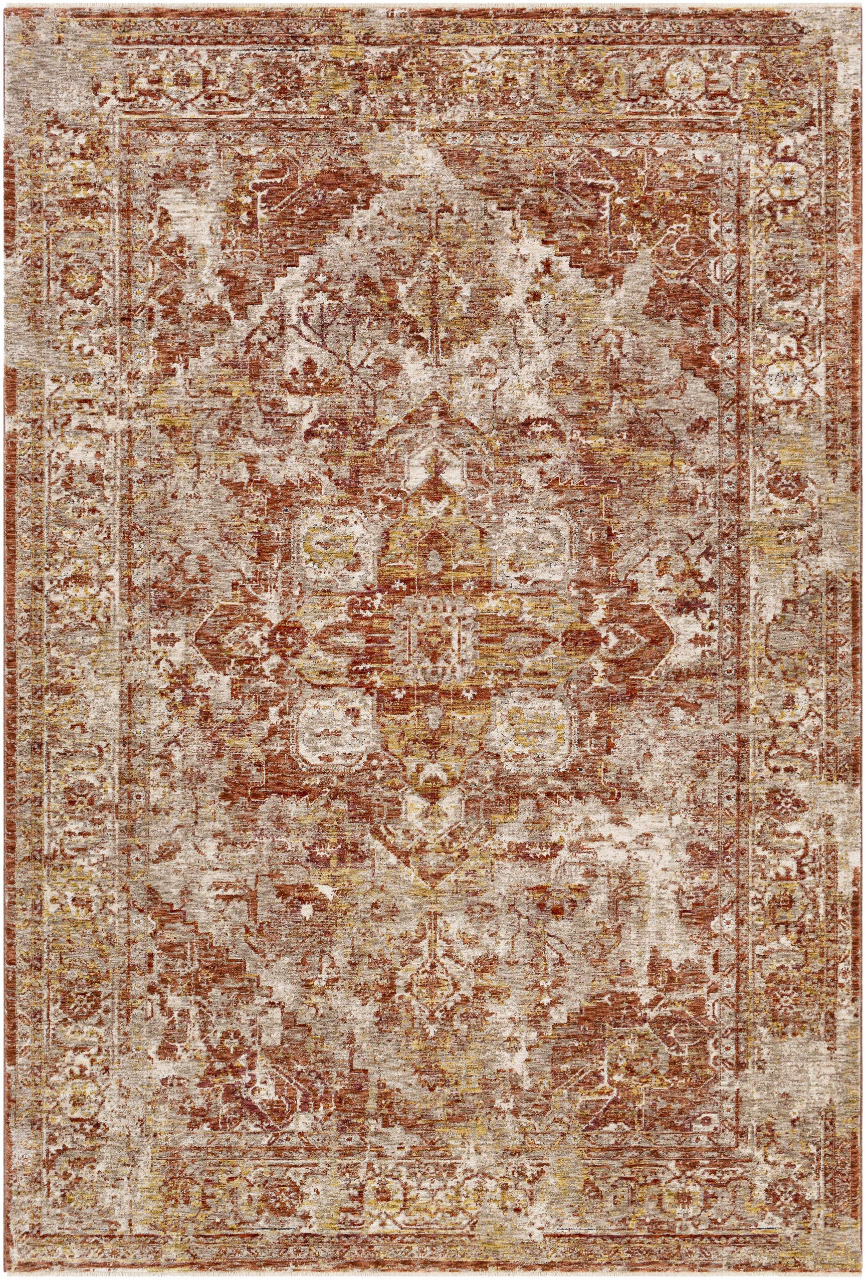 Strathbogie Traditional Red Area Rug - Ornate Home