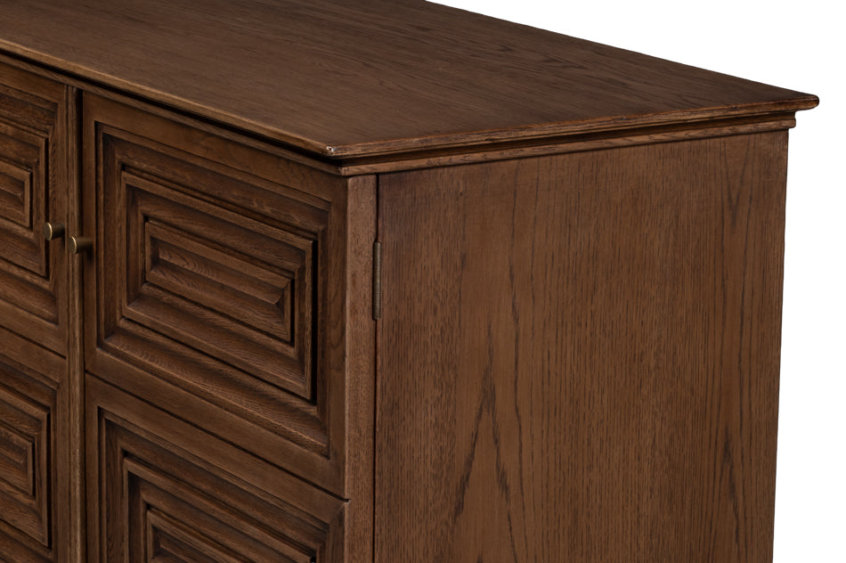 Stratton Tan Cabinet - Ornate Home