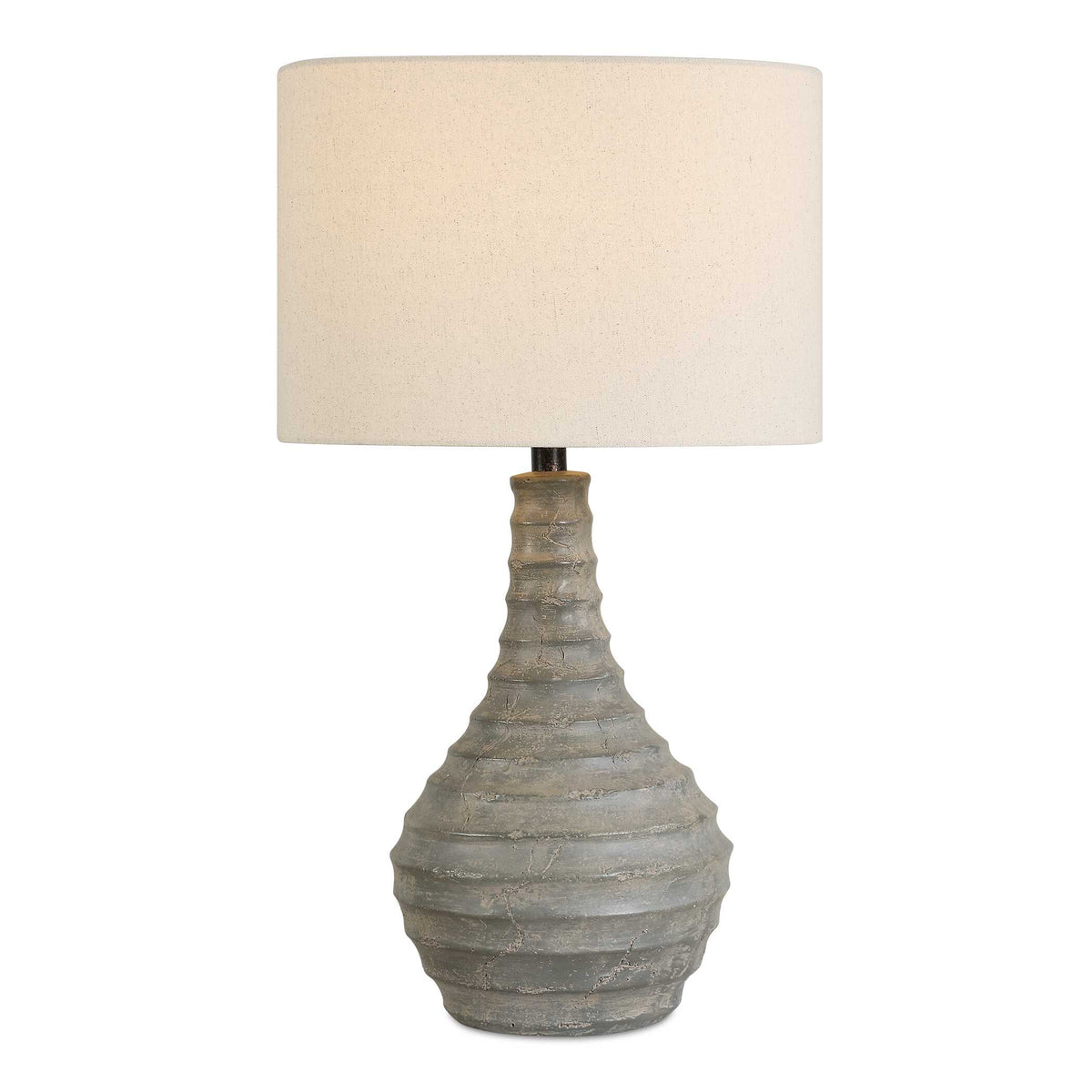 Stratum Gray Rustic Outdoor Table Lamp - Ornate Home