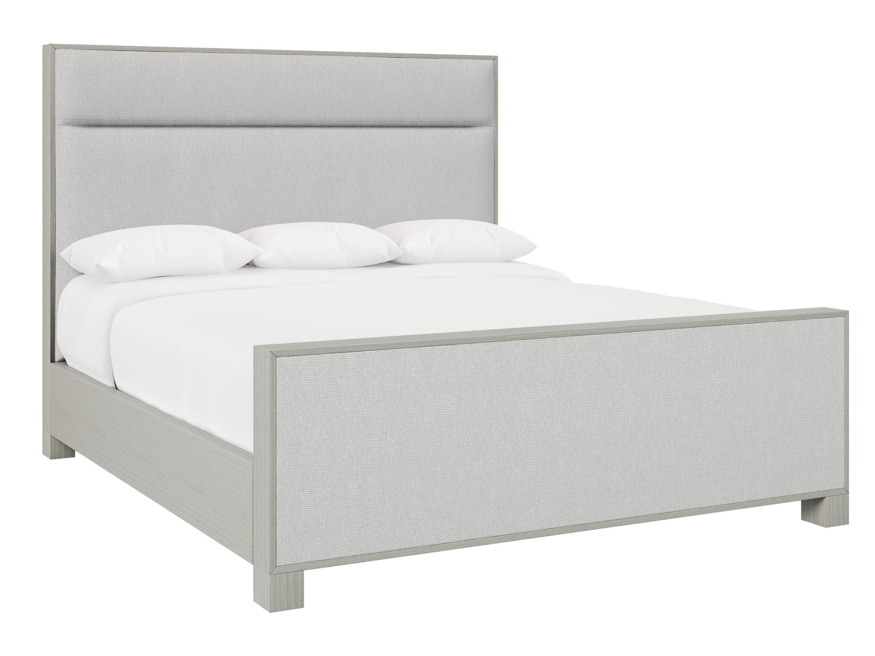 Stratum Mist/Grey California King Panel Bed - Ornate Home