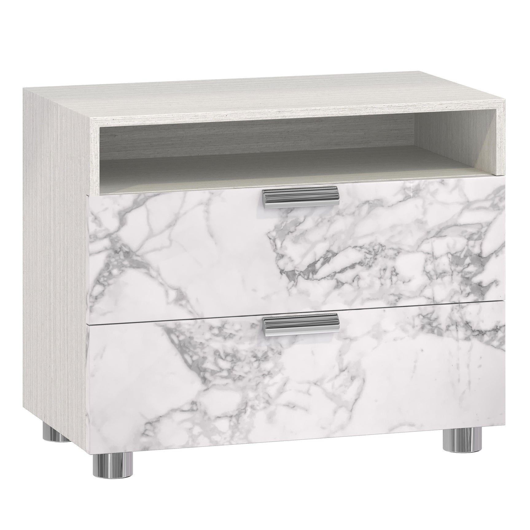 Stratum Mist Nightstand - Ornate Home
