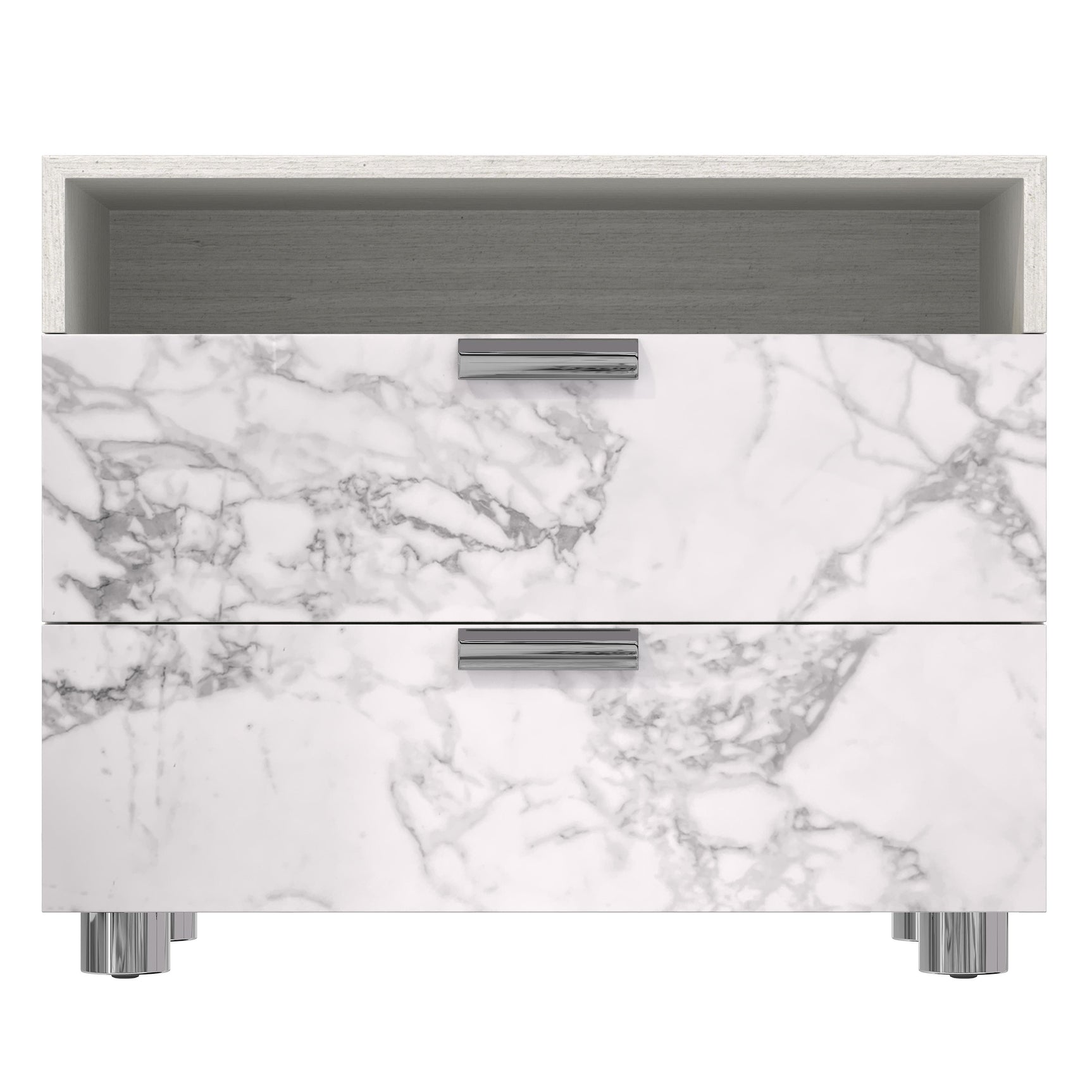 Stratum Mist Nightstand - Ornate Home