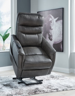 Strawbill Shadow Power Lift Recliner (Online Special Price) - Ornate Home