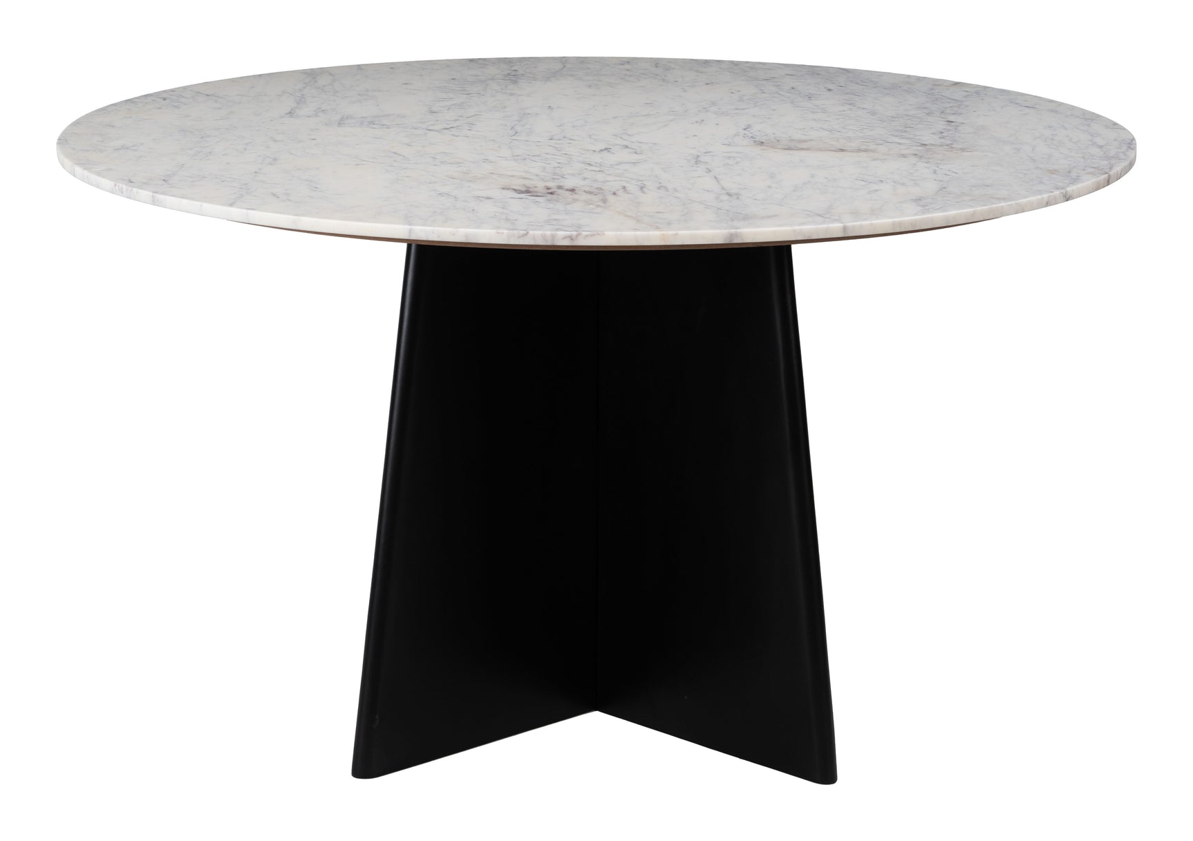 Strela White & Black Dining Table