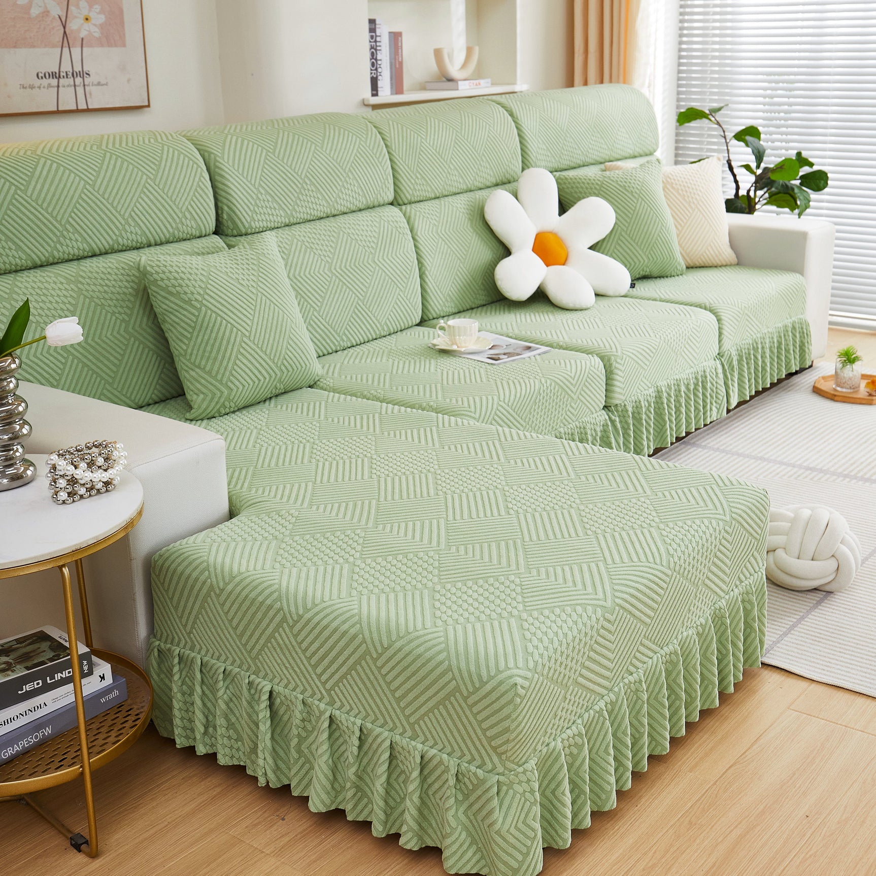 Stretch Sofa Covers for Couch Seats and Cushions, Suitable for 1/2/3/4/L Seater Sofas and Couches - Ornate Home