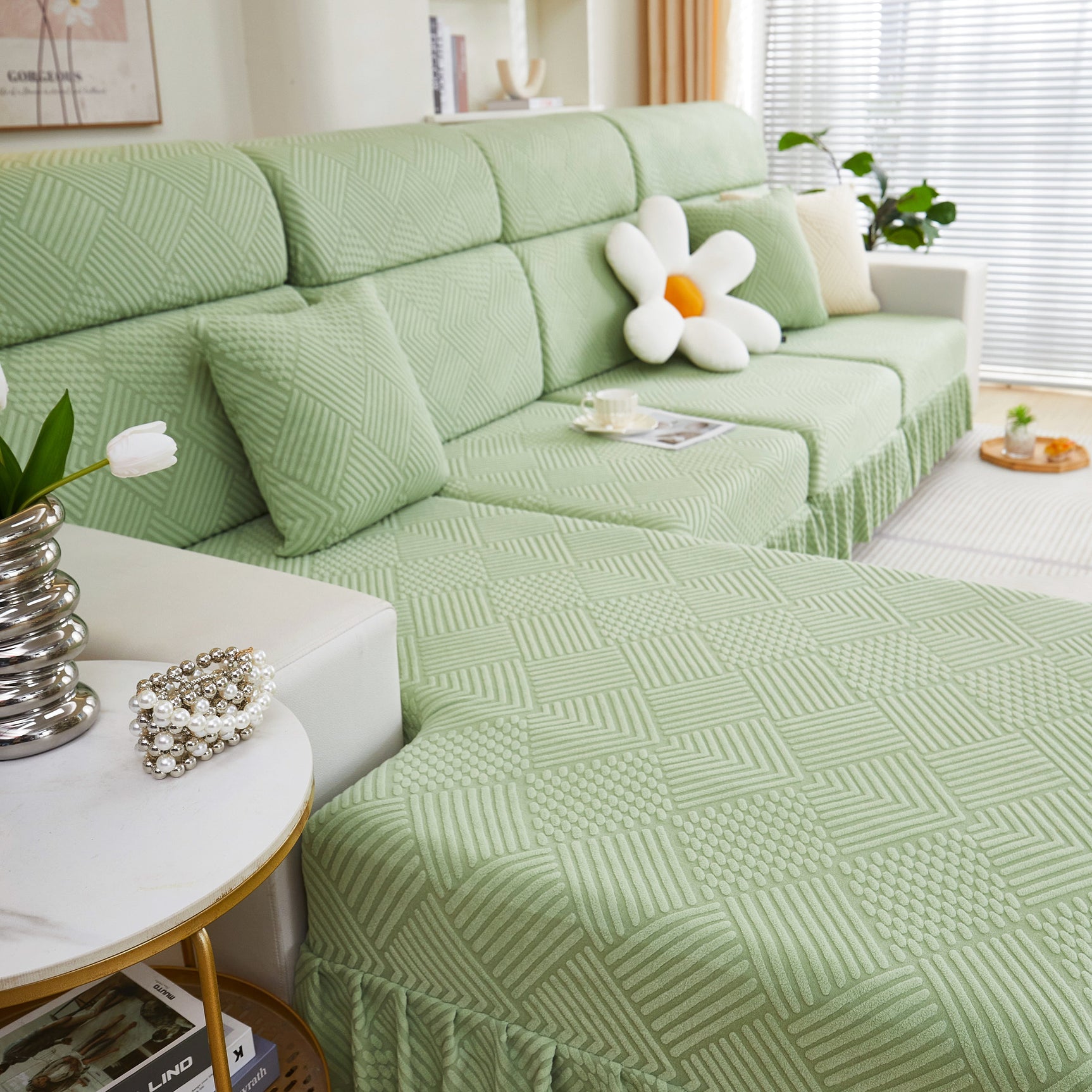 Stretch Sofa Covers for Couch Seats and Cushions, Suitable for 1/2/3/4/L Seater Sofas and Couches - Ornate Home