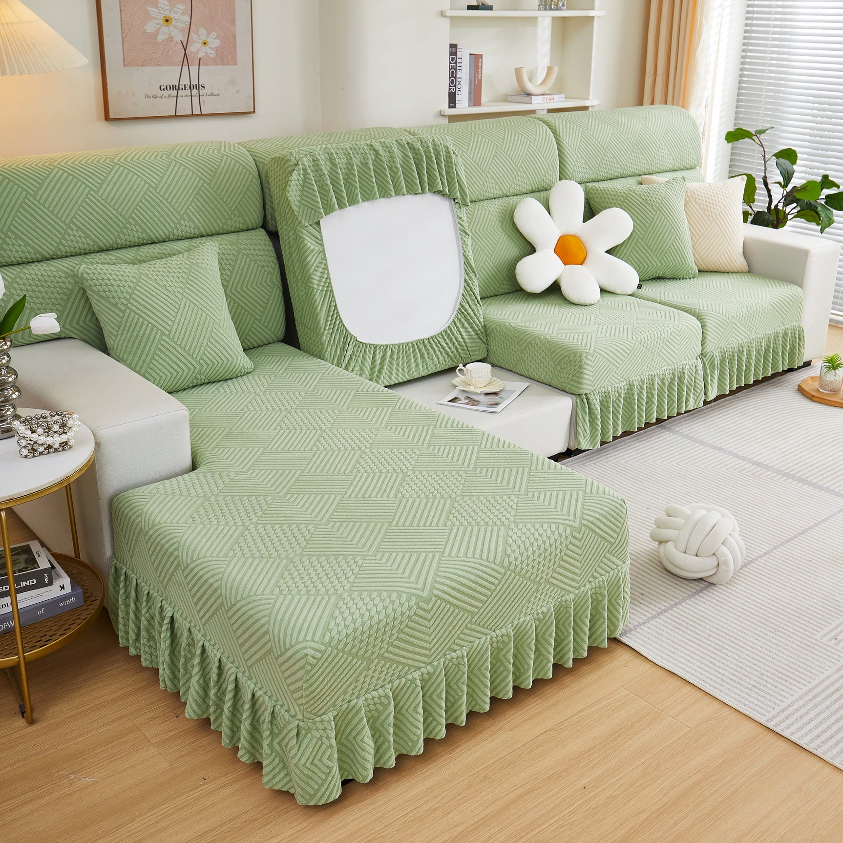 Stretch Sofa Covers for Couch Seats and Cushions, Suitable for 1/2/3/4/L Seater Sofas and Couches - Ornate Home