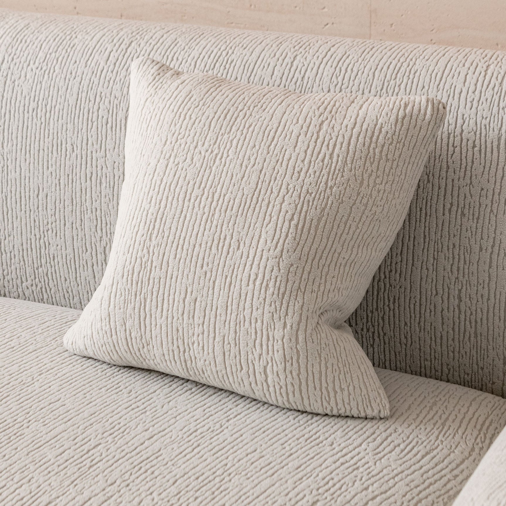 Stretch Textured Vertical Stripe Couch Slipcover, Soft Jacquard Elastic Sofa Cover - Ornate Home