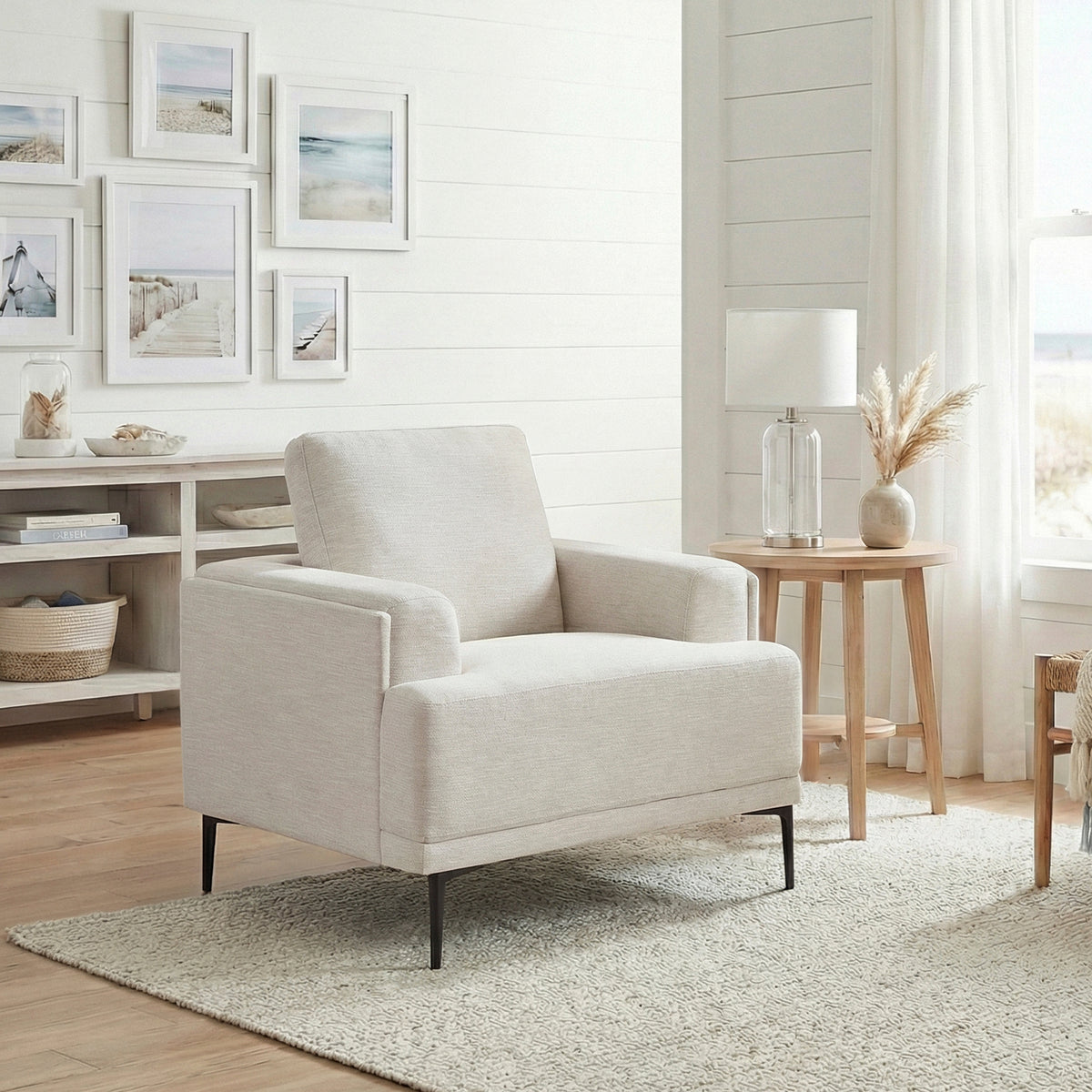 Stride Beige Chair - Ornate Home