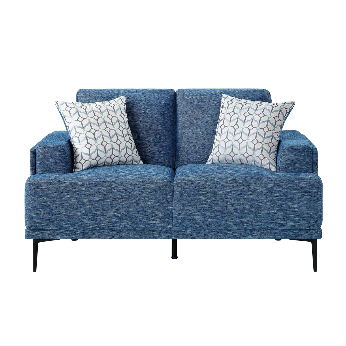 Stride Blue Loveseat - Ornate Home
