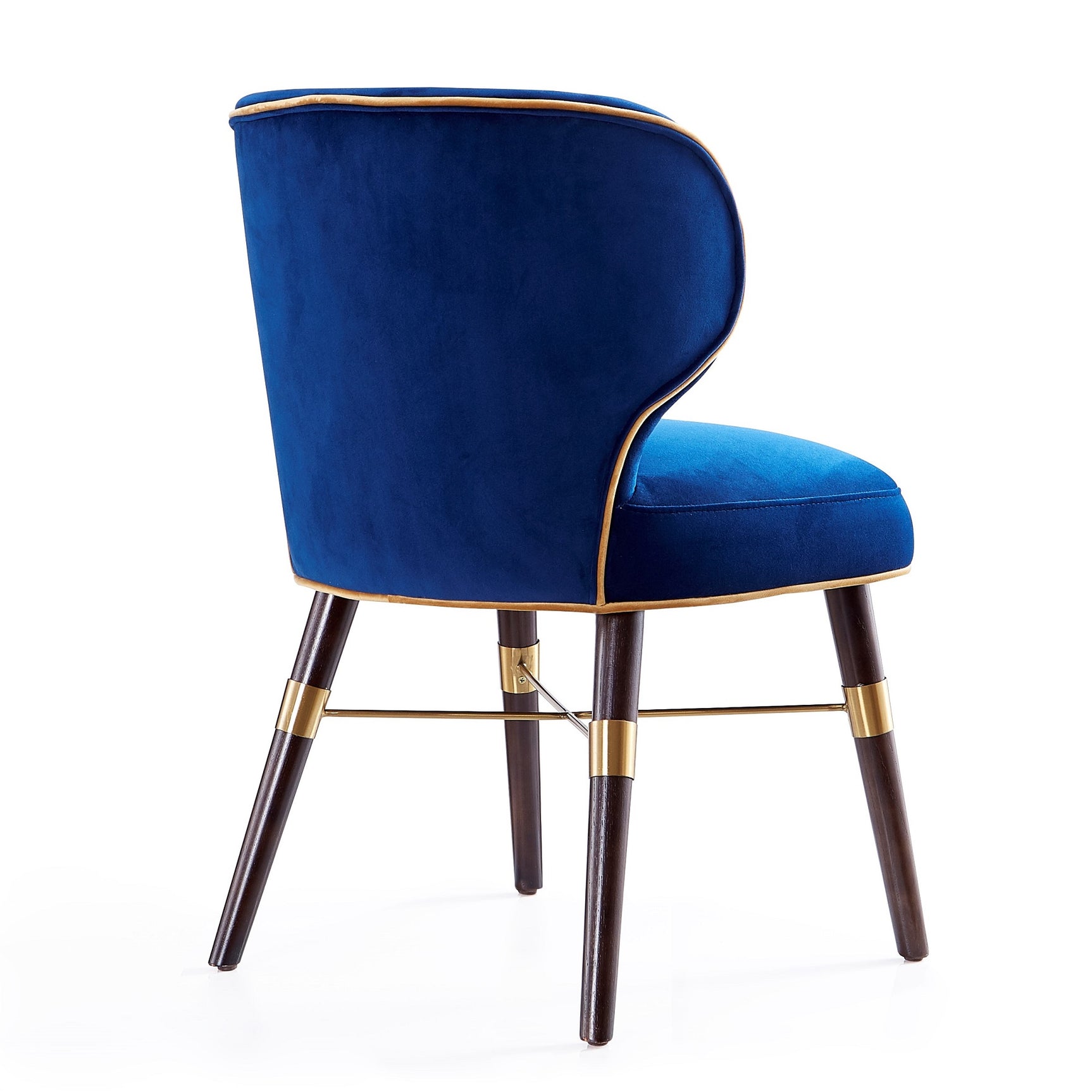 Strine Dining Chair in Royal Blue (set of 2) - Ornate Home