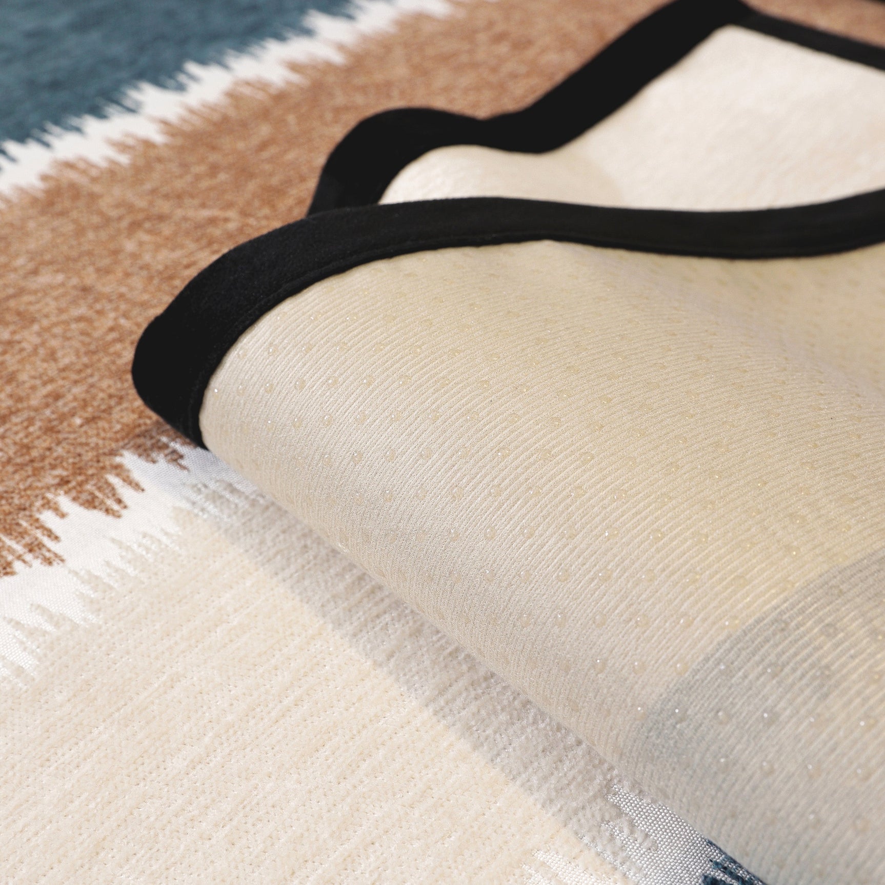 Striped Colorblock Non-Slip Sectional Couch Covers, Chenille Sofa Protector Cover - Ornate Home