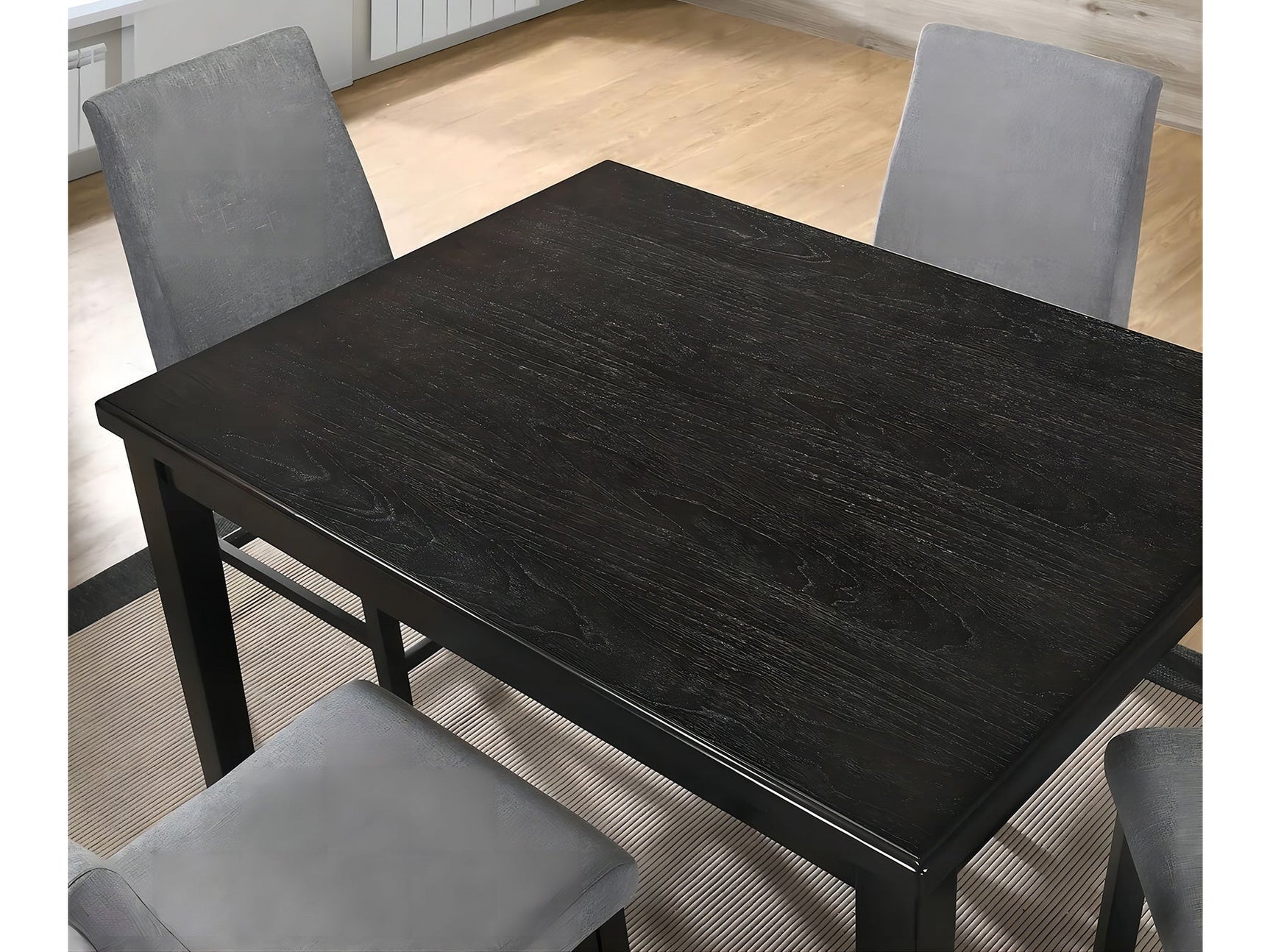 Strom Dark Walnut Counter Heigt Dining Table - Ornate Home