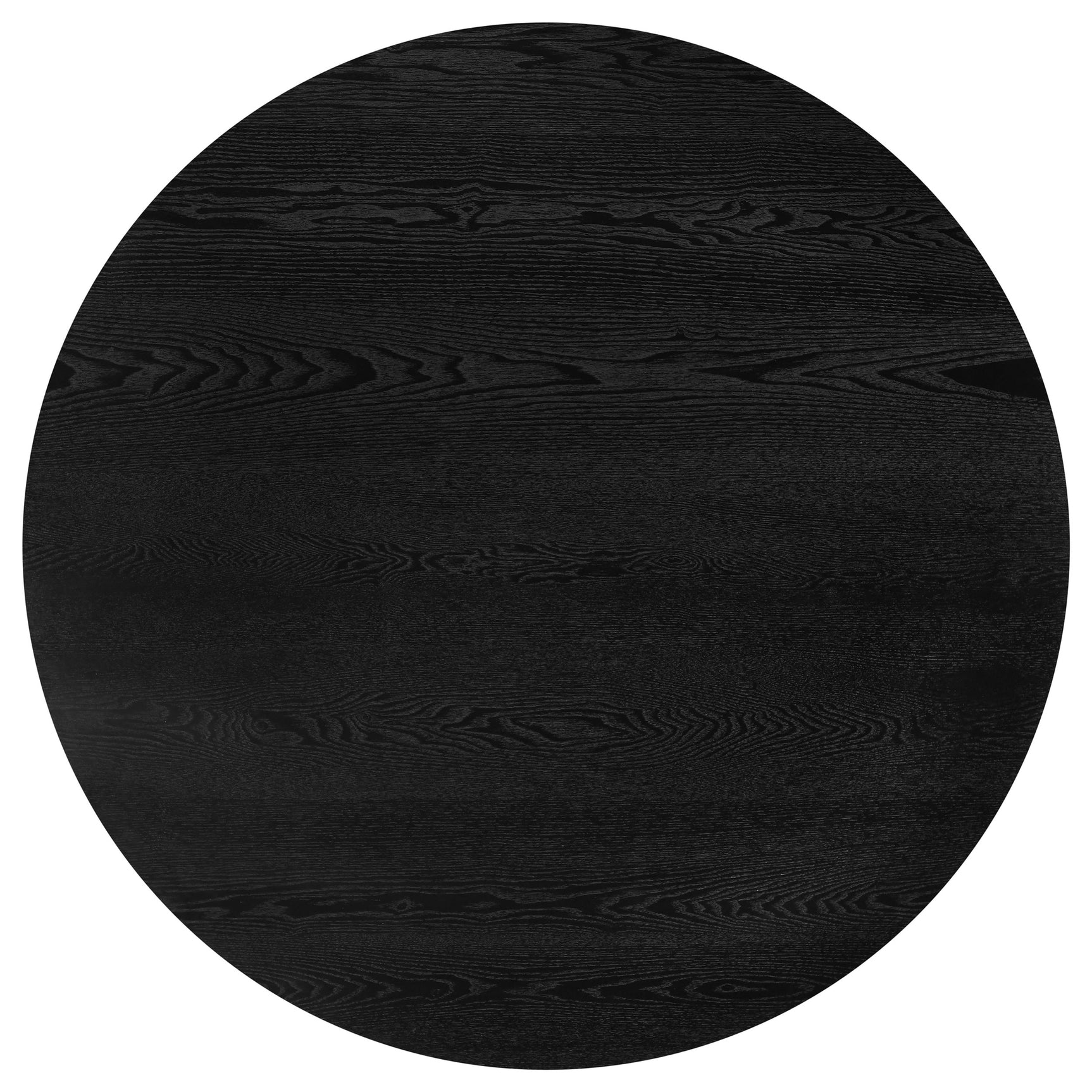 Strouse Black 47-inch Round Wood Dining Room Table - Ornate Home
