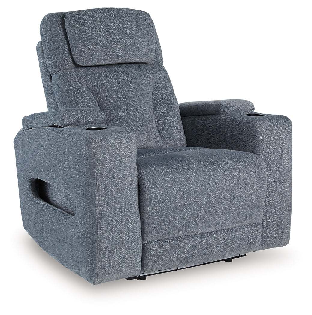Studio Cave Steel Power Reclining Loveseat and Power Recliner (Online Special Price) - Ornate Home