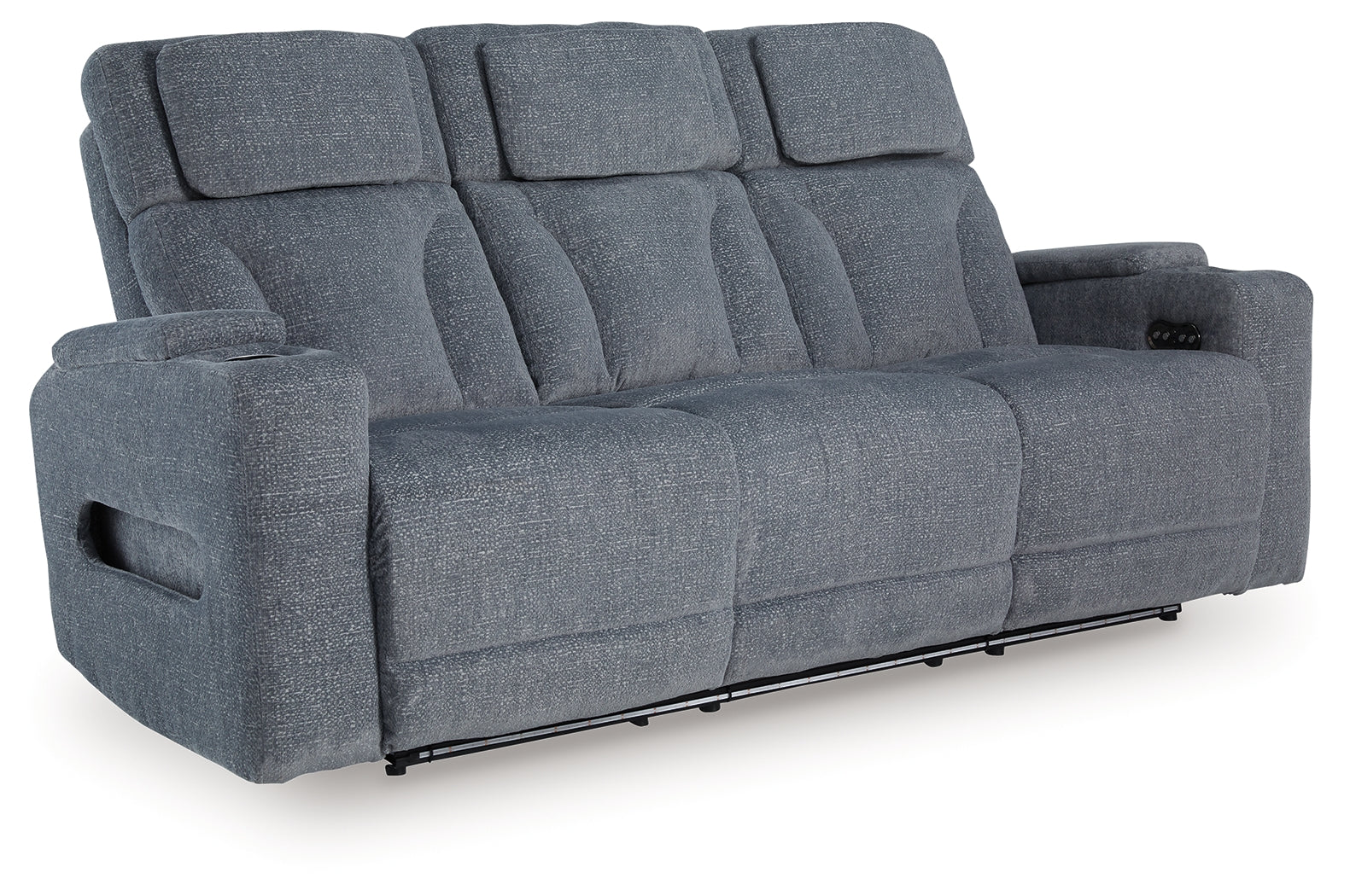 Studio Cave Steel Power Reclining Sofa and Loveseat (Online Special Price) - Ornate Home