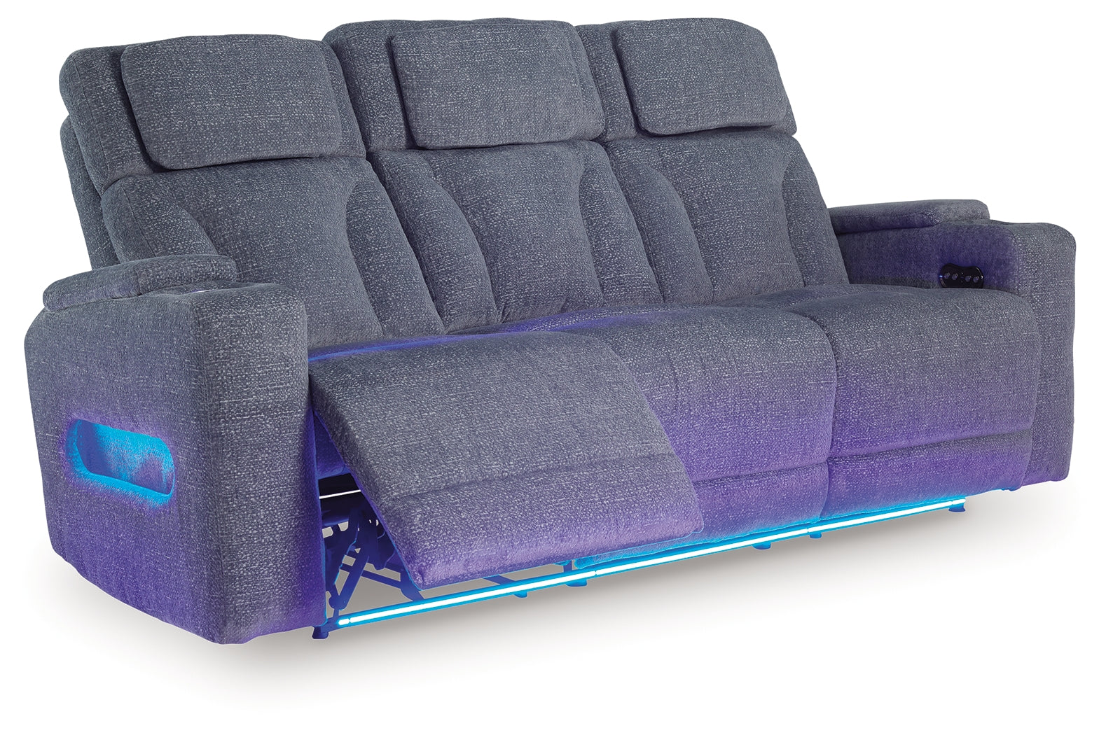 Studio Cave Steel Power Reclining Sofa and Loveseat (Online Special Price) - Ornate Home