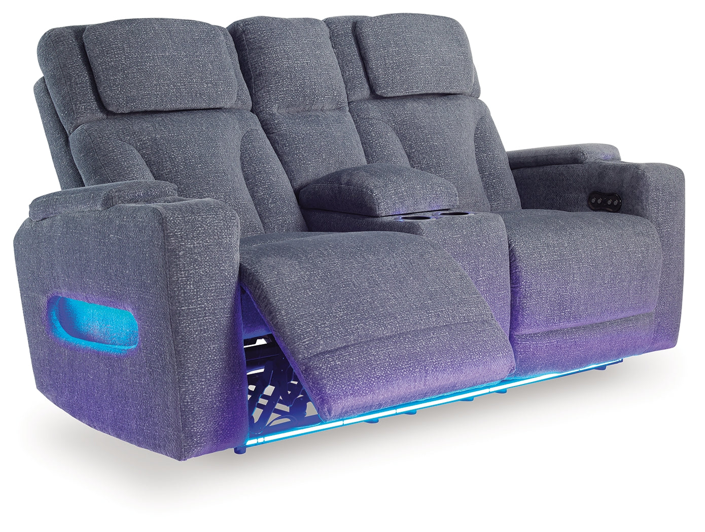Studio Cave Steel Power Reclining Sofa and Loveseat (Online Special Price) - Ornate Home