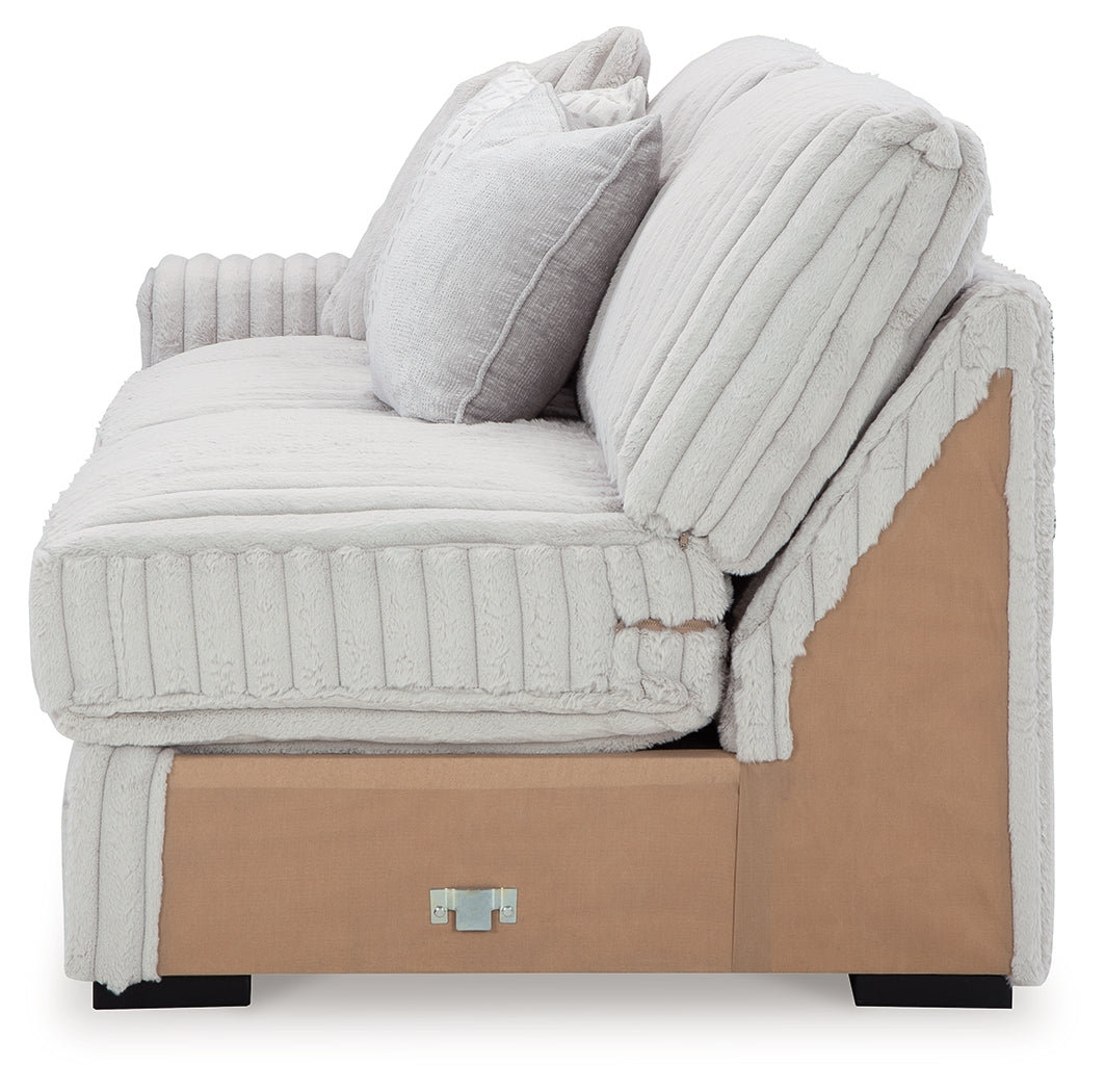 Stupendous Alloy 3-Piece Sectional and Oversized Chaise (Online Special Price) - Ornate Home