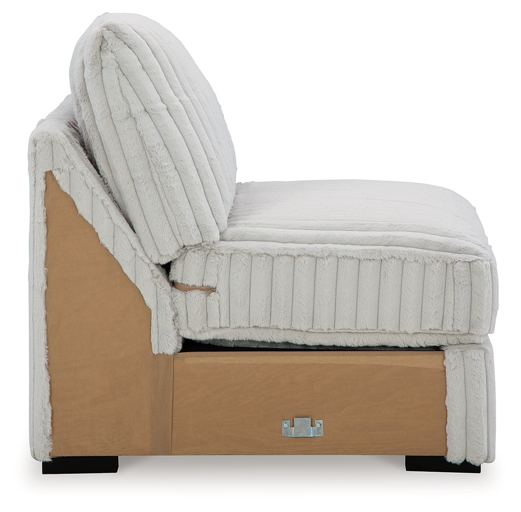 Stupendous Alloy 5-Piece Sectional and Ottoman - Ornate Home