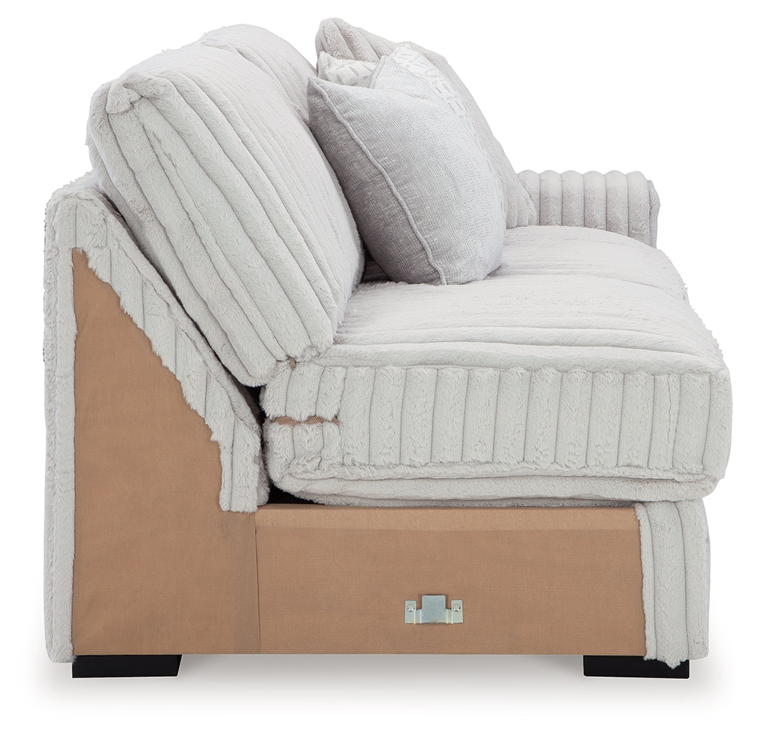 Stupendous Alloy 5-Piece Sectional and Ottoman - Ornate Home