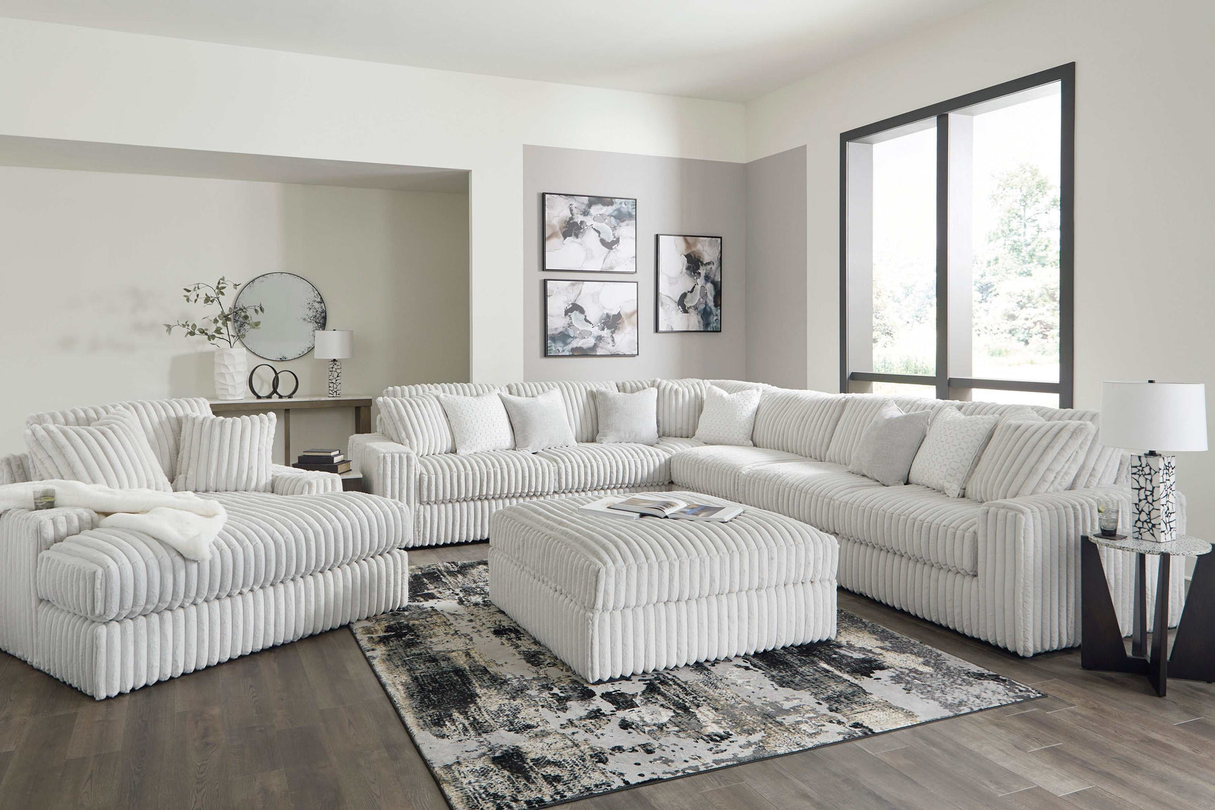 Stupendous Alloy Corduroy Oversized Chaise (Online Special Price) - Ornate Home