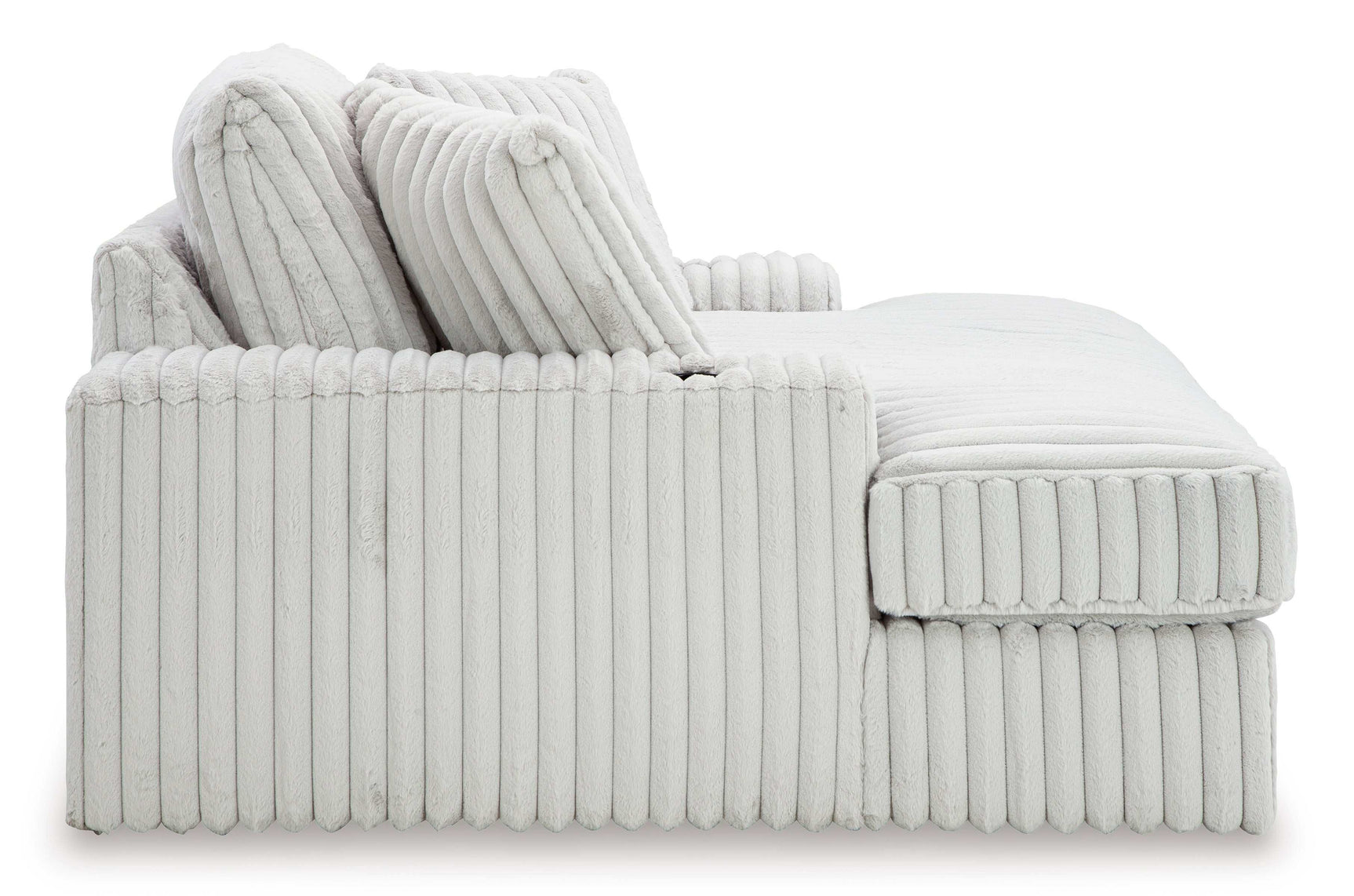 Stupendous Alloy Corduroy Symmetrical Sectional Living Room Set / 3pc - Ornate Home