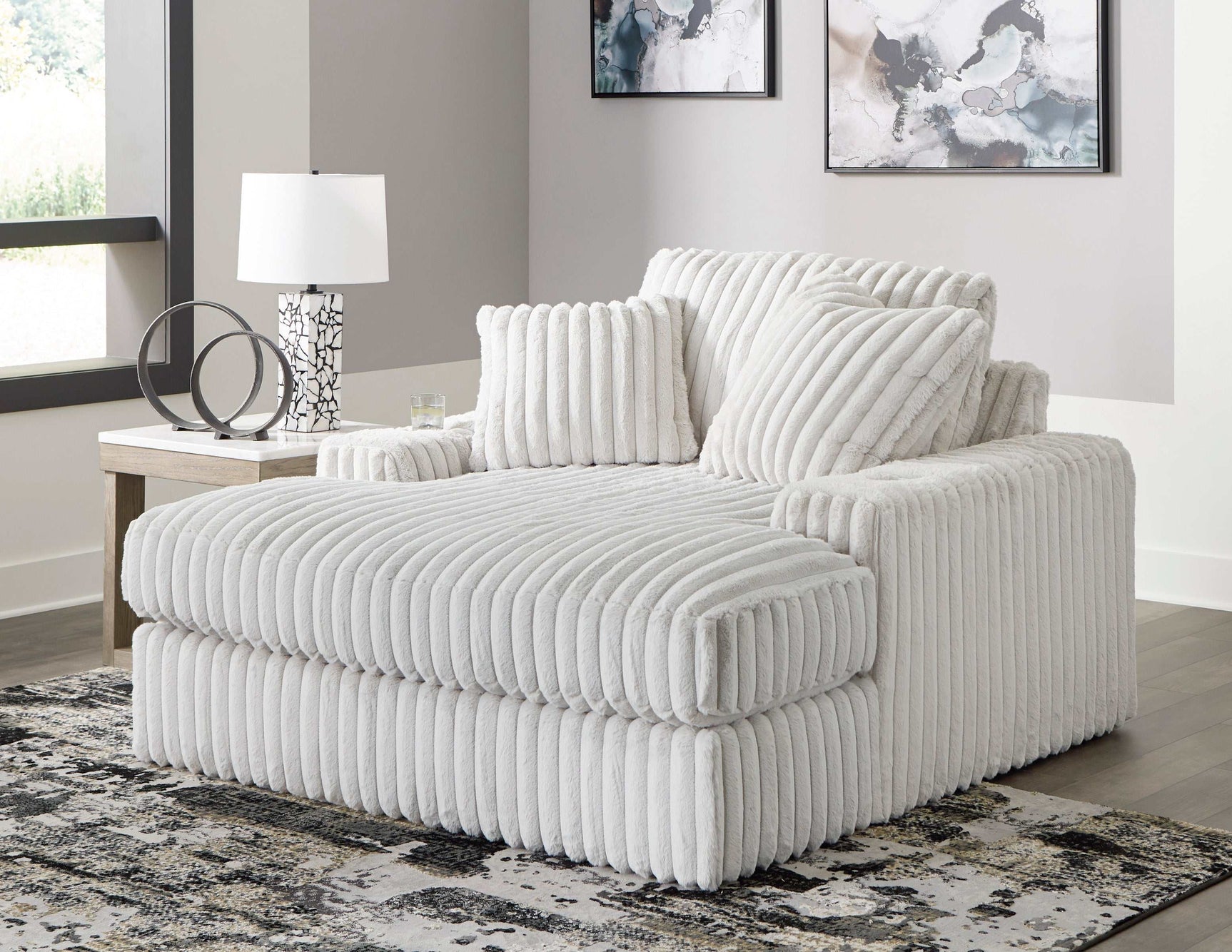 Stupendous Alloy Corduroy Symmetrical Sectional Living Room Set / 4pc (Online Special Price) - Ornate Home