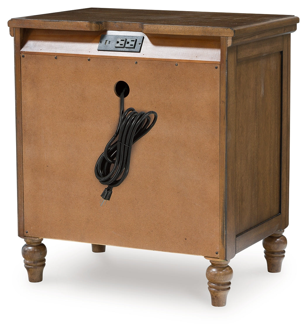 Sturlayne Brown Nightstand (Online Special Price) - Ornate Home
