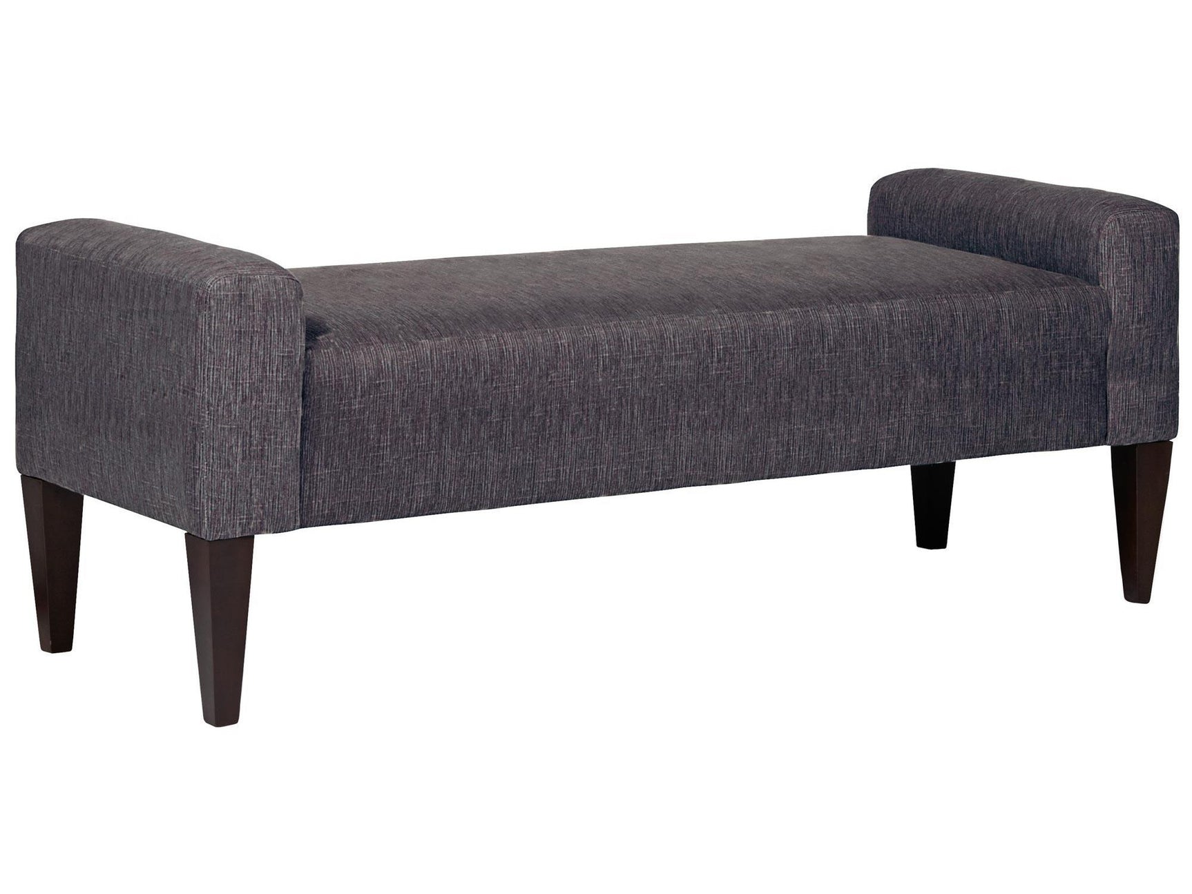 Sudbury Mocha/Grey Fabric Bench - Ornate Home