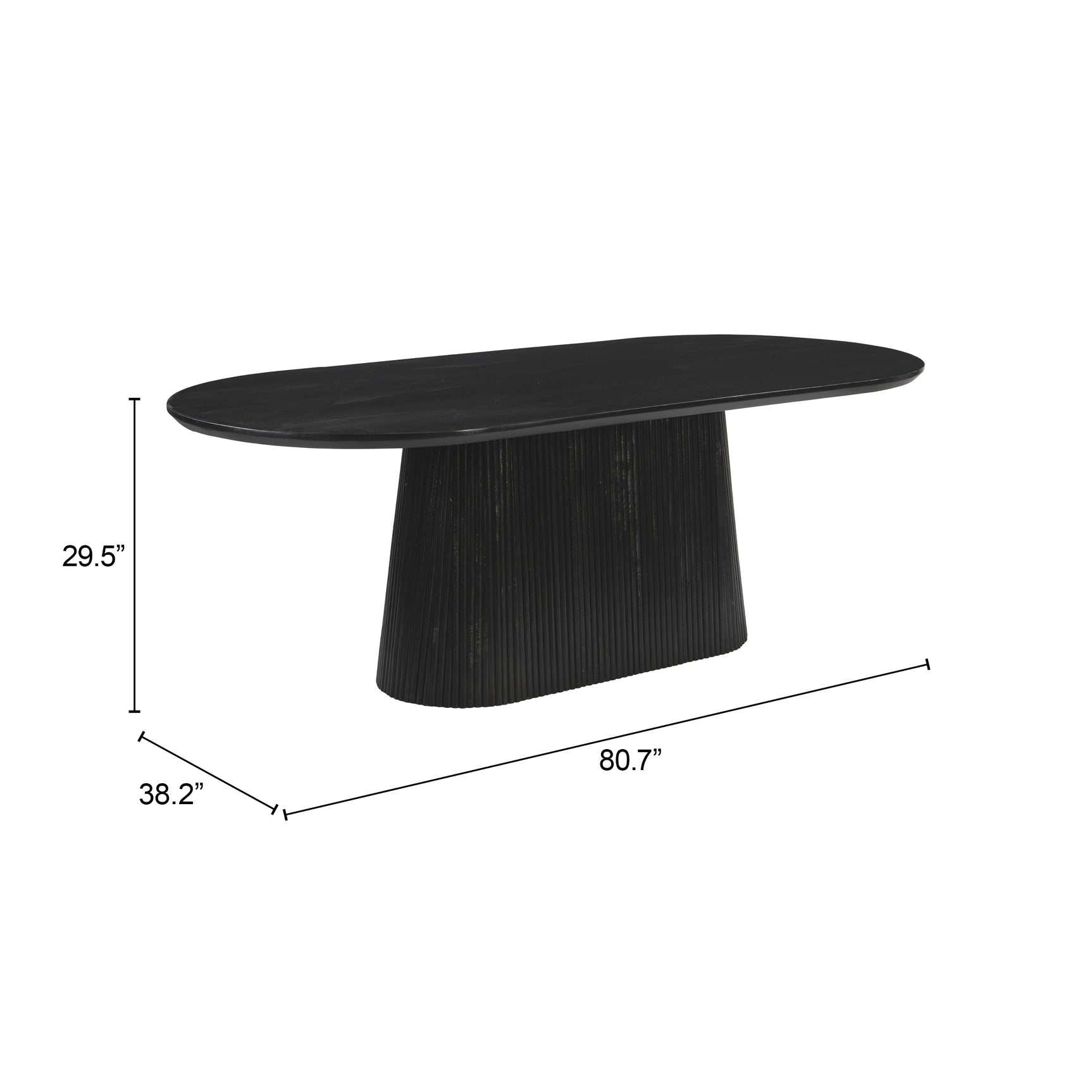 Sulco Black Dining Table