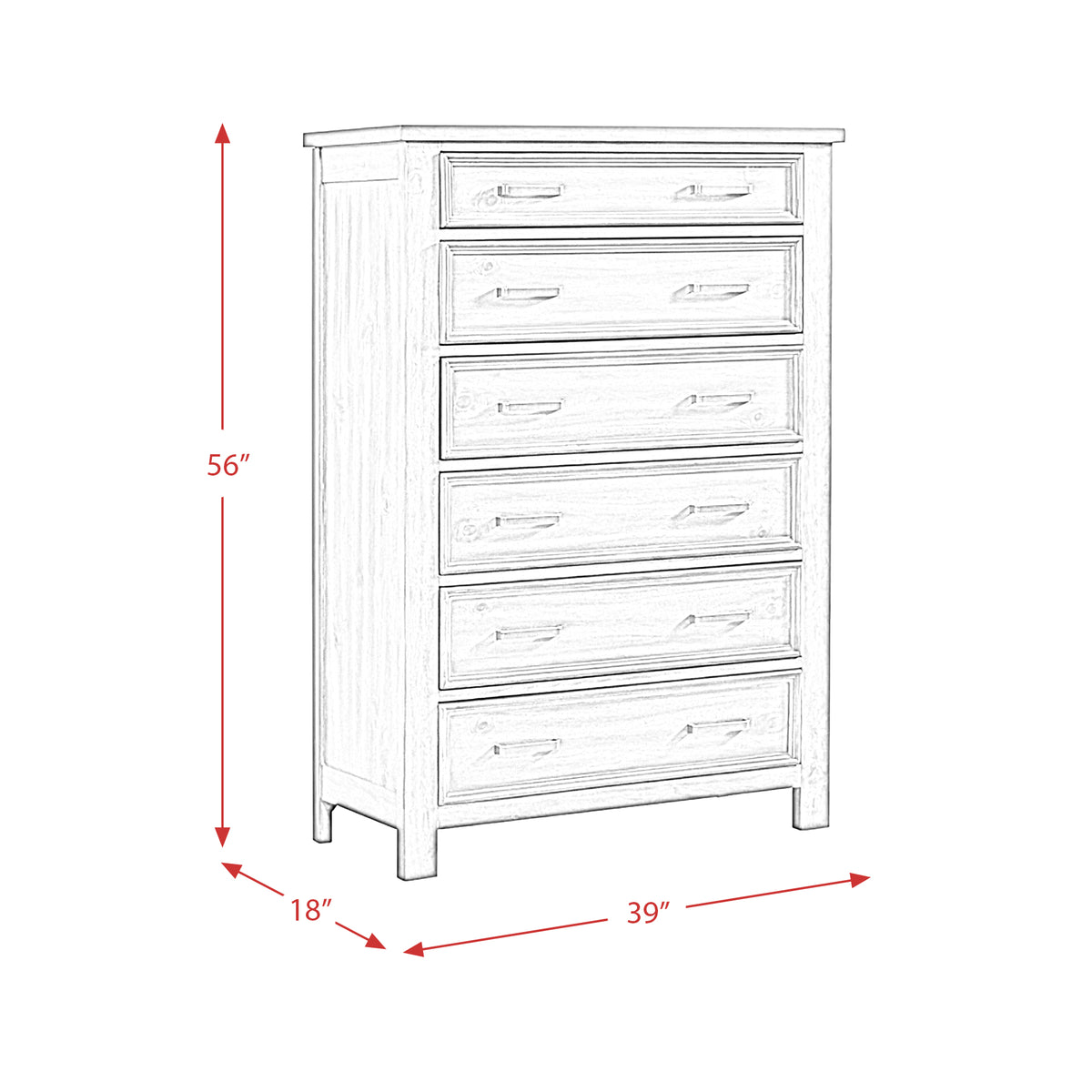 Sullivan Drift Grey 5-Piece Queen Storage Bedroom Set - Ornate Home