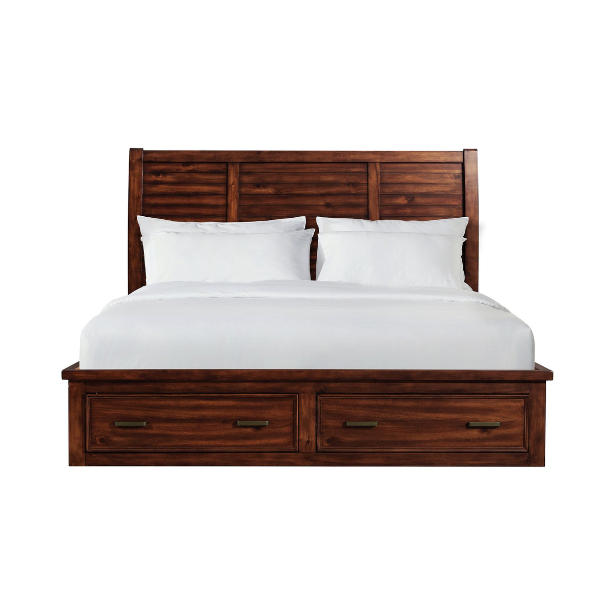 Sullivan Rich Cherry King Storage Bed - Ornate Home
