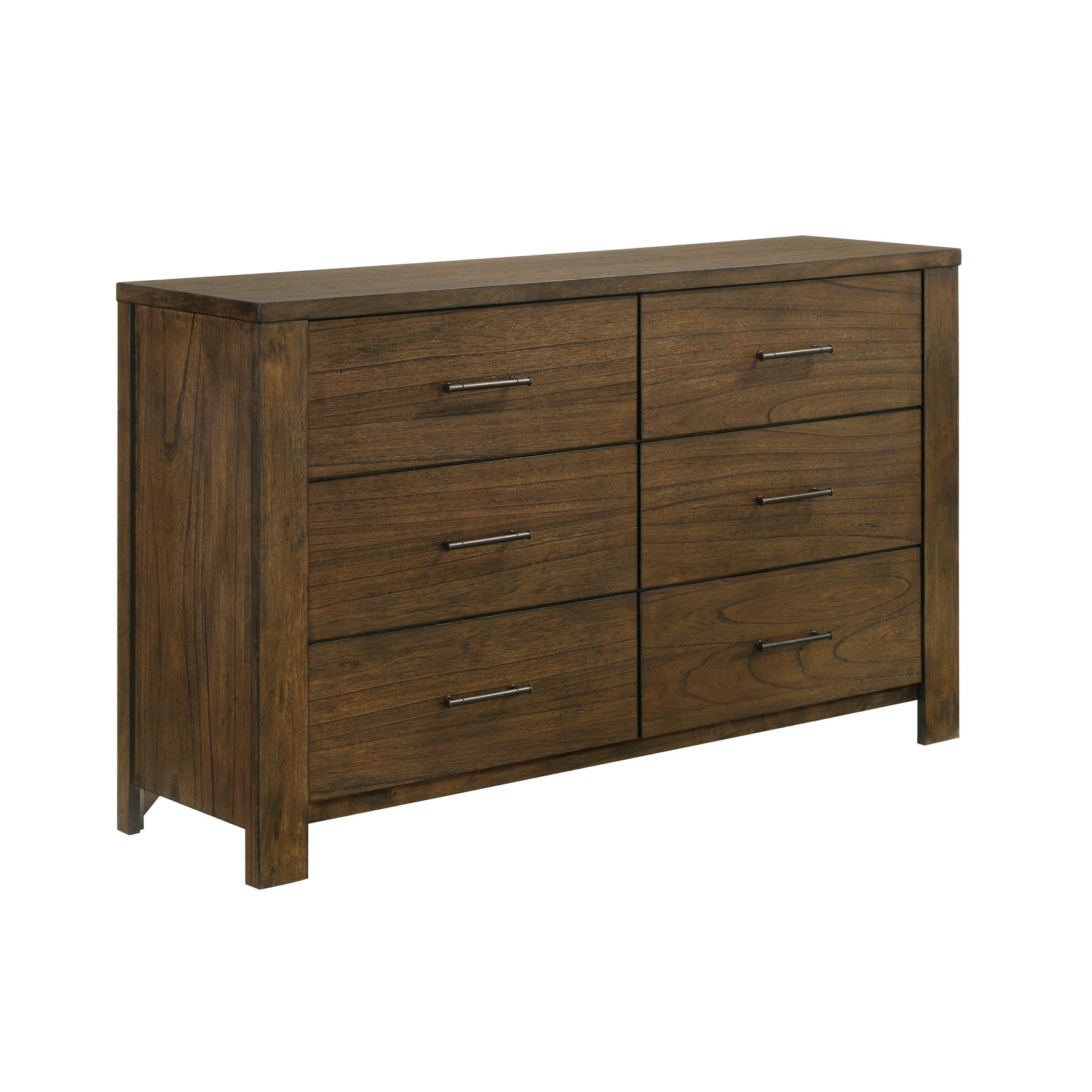 Sullivan Wire-Brushed Oak 4-Piece Queen Bedroom Set - Ornate Home