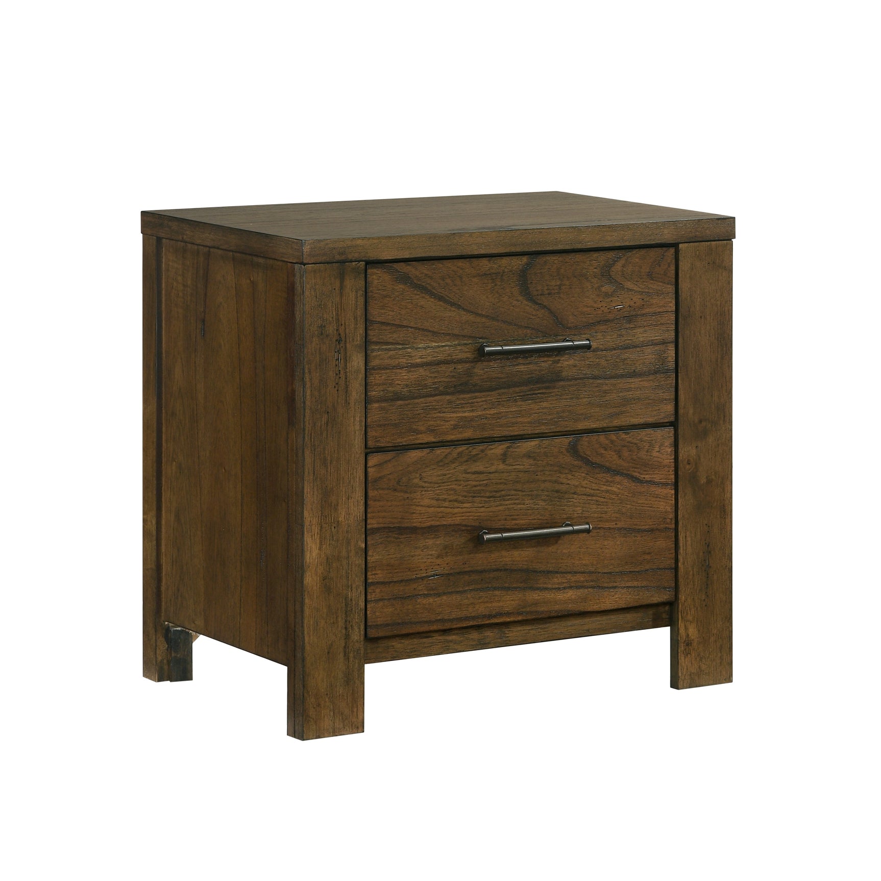 Sullivan Wire-Brushed Oak 4-Piece Queen Bedroom Set - Ornate Home