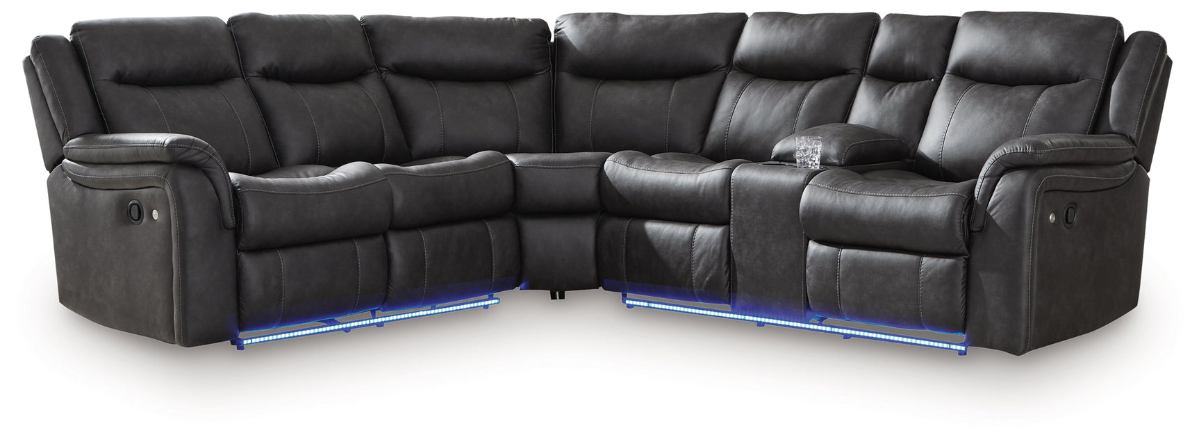 Sultan Meadow Carbon 2-Piece Reclining Sectional (Online Special Price) - Ornate Home