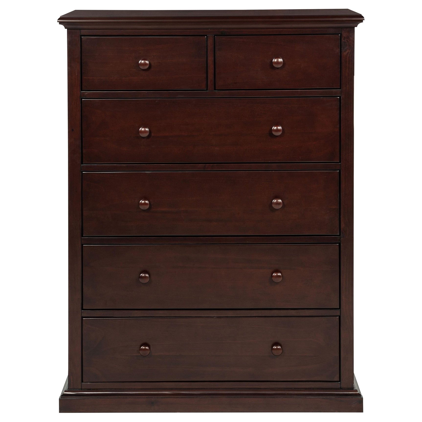 Sumerlin Cappuccino 6-drawer Bedroom Chest of Drawers - Ornate Home