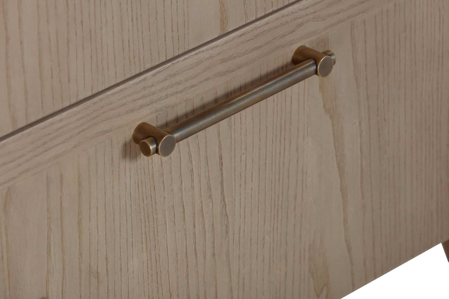 Sumire Ginger Two Drawer Ash Wood Nightstand - Ornate Home