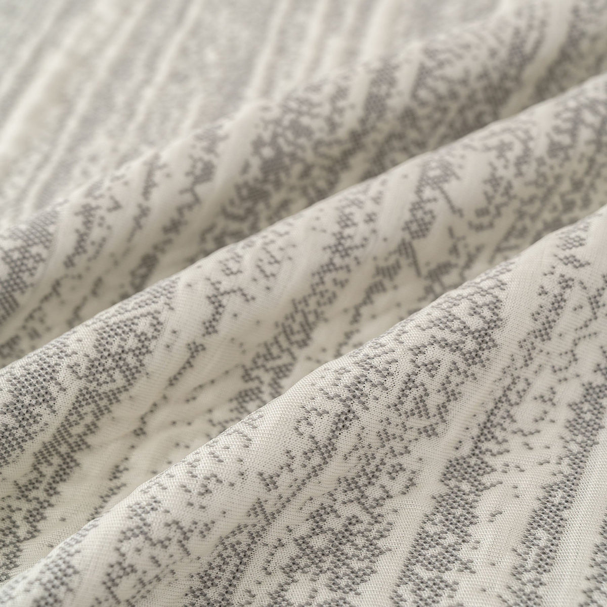 Summer Cooling Ice Silk Sofa Cover, Textured Stripe Soft Breathable Couch Throw Cover - Ornate Home
