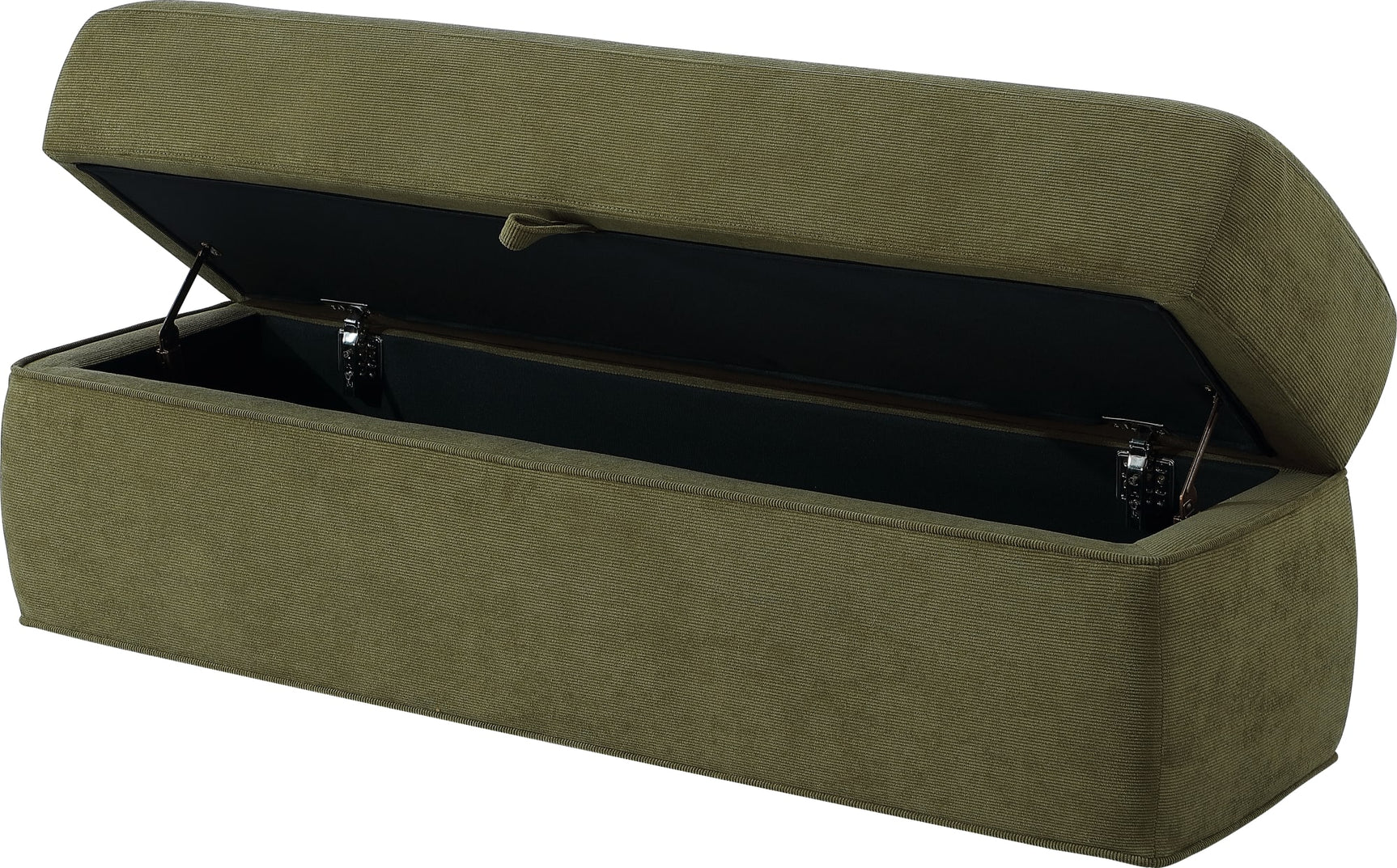 Summit Moss Upholstered Storage Bench - Ornate Home