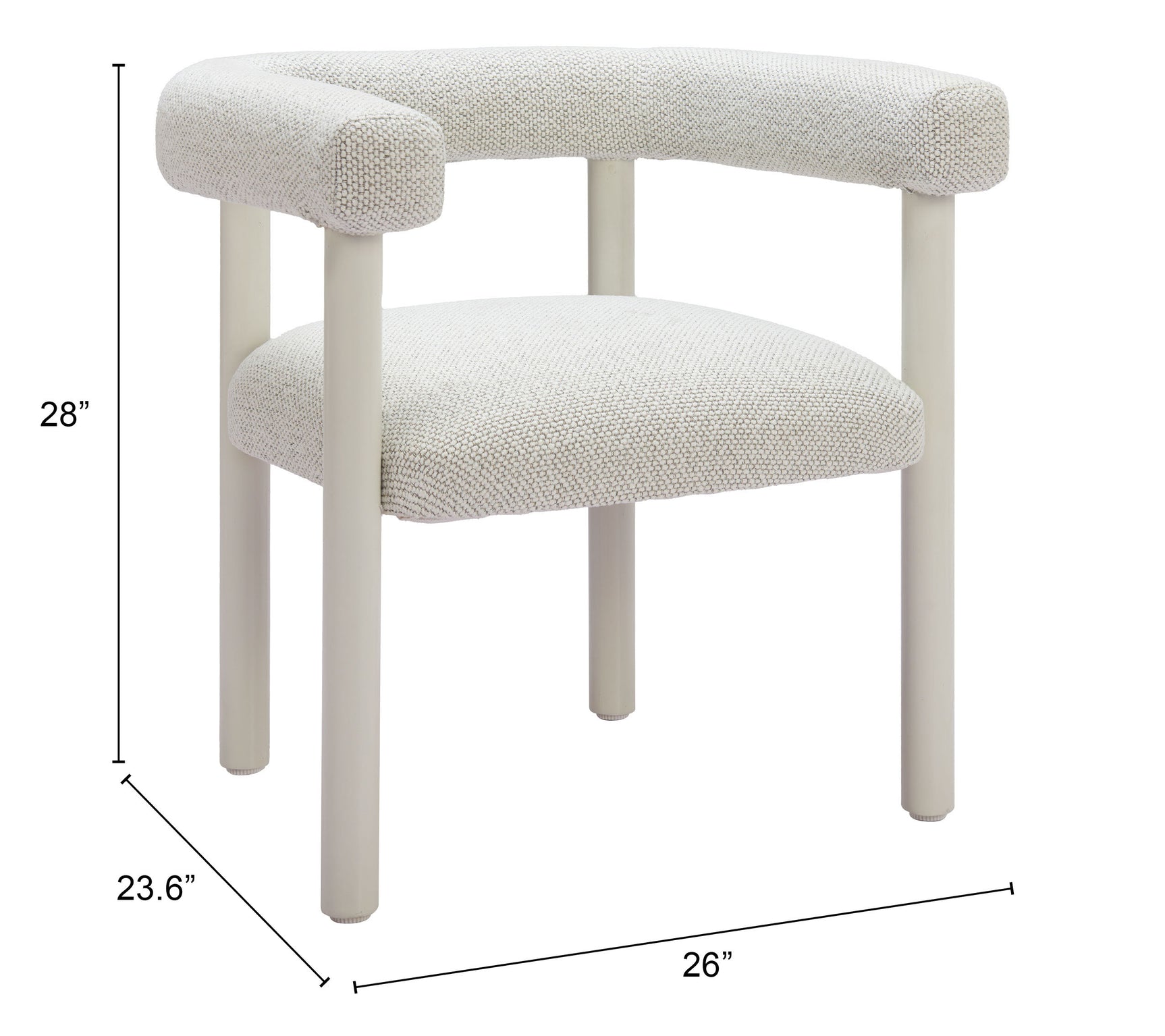 Sunbath White Dining Chair (Set of 2)