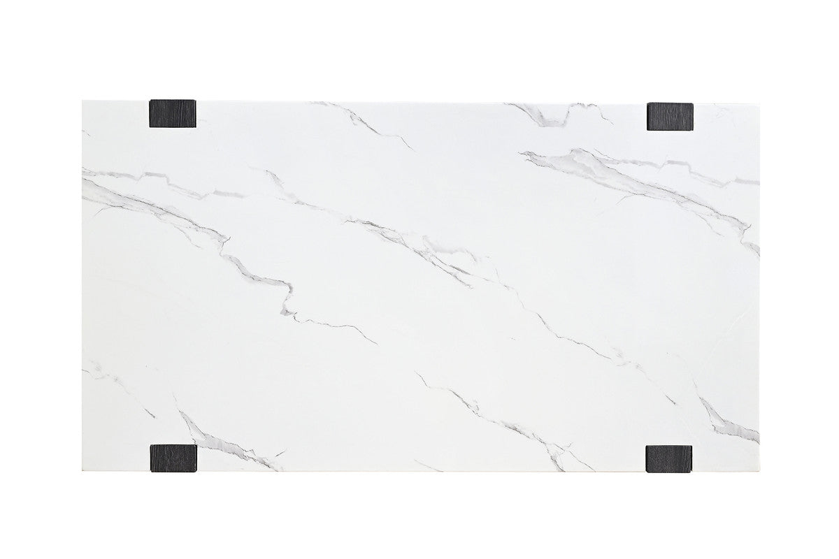 Sundbry White/Black Coffee Table - Ornate Home