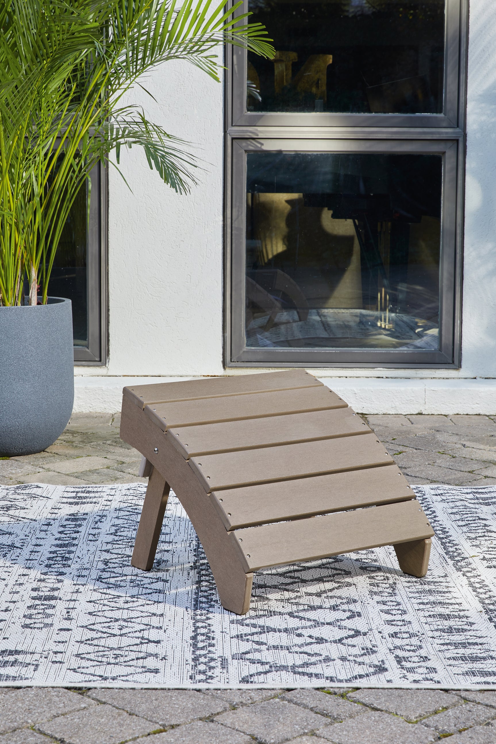 Sundown Treasure Driftwood Outdoor Ottoman - Ornate Home