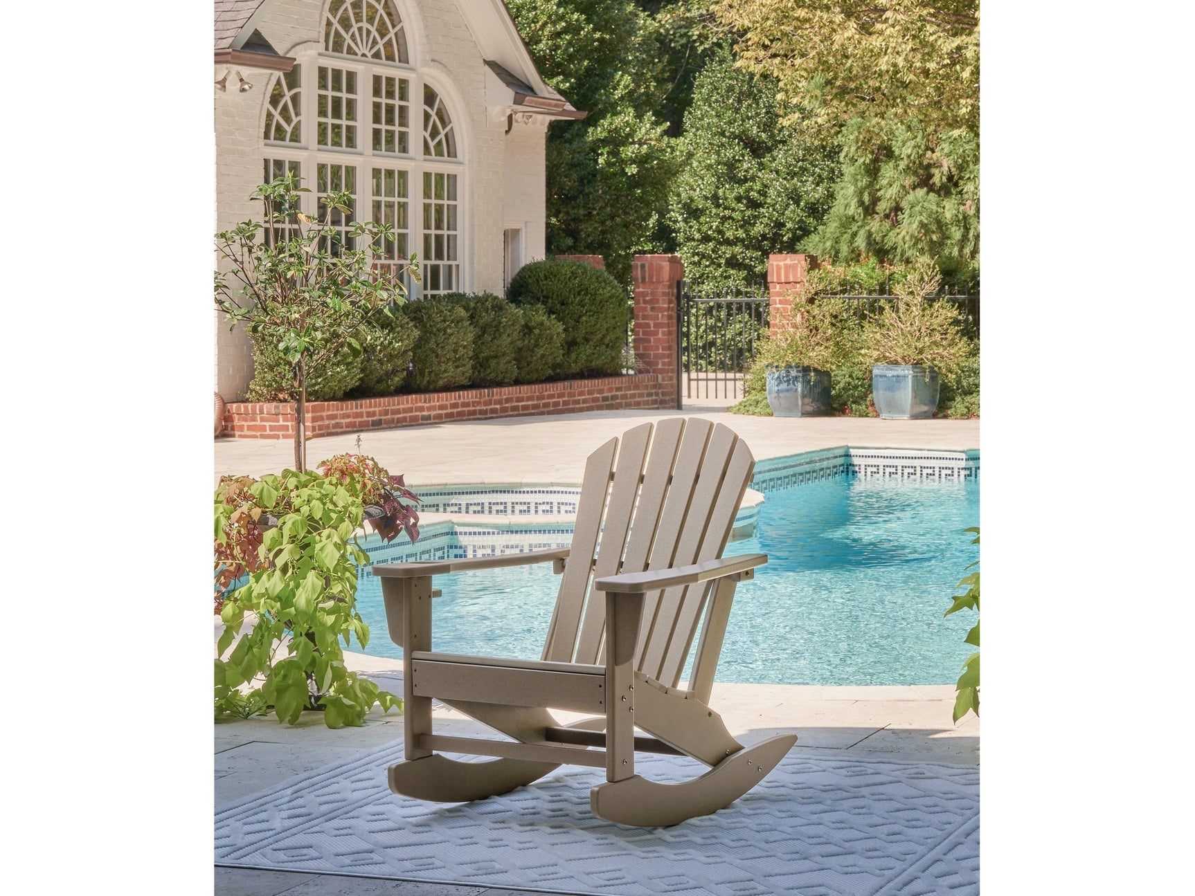Sundown Treasure Driftwood Outdoor Rocking Chair - Ornate Home