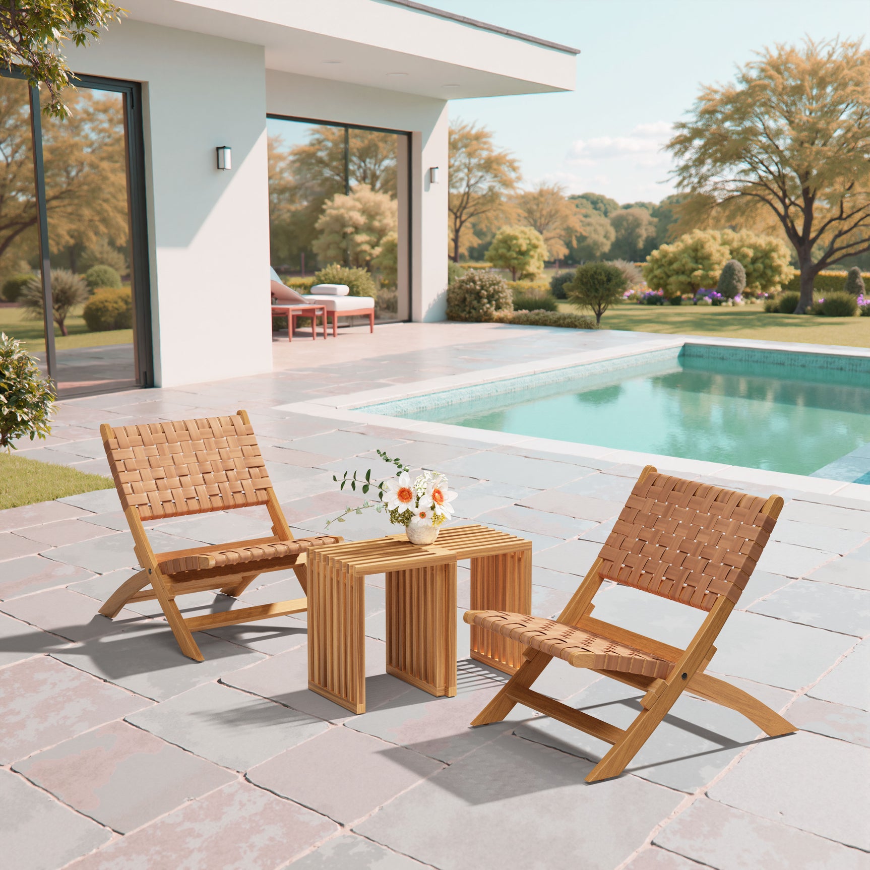Sunflare Brown Lounge Chair - Ornate Home