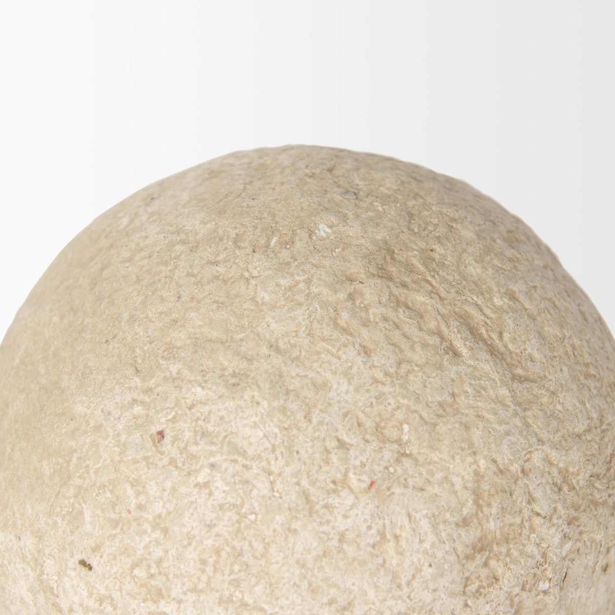 Sunita Beige Paper Mache Orbs (Set of 3) - Ornate Home