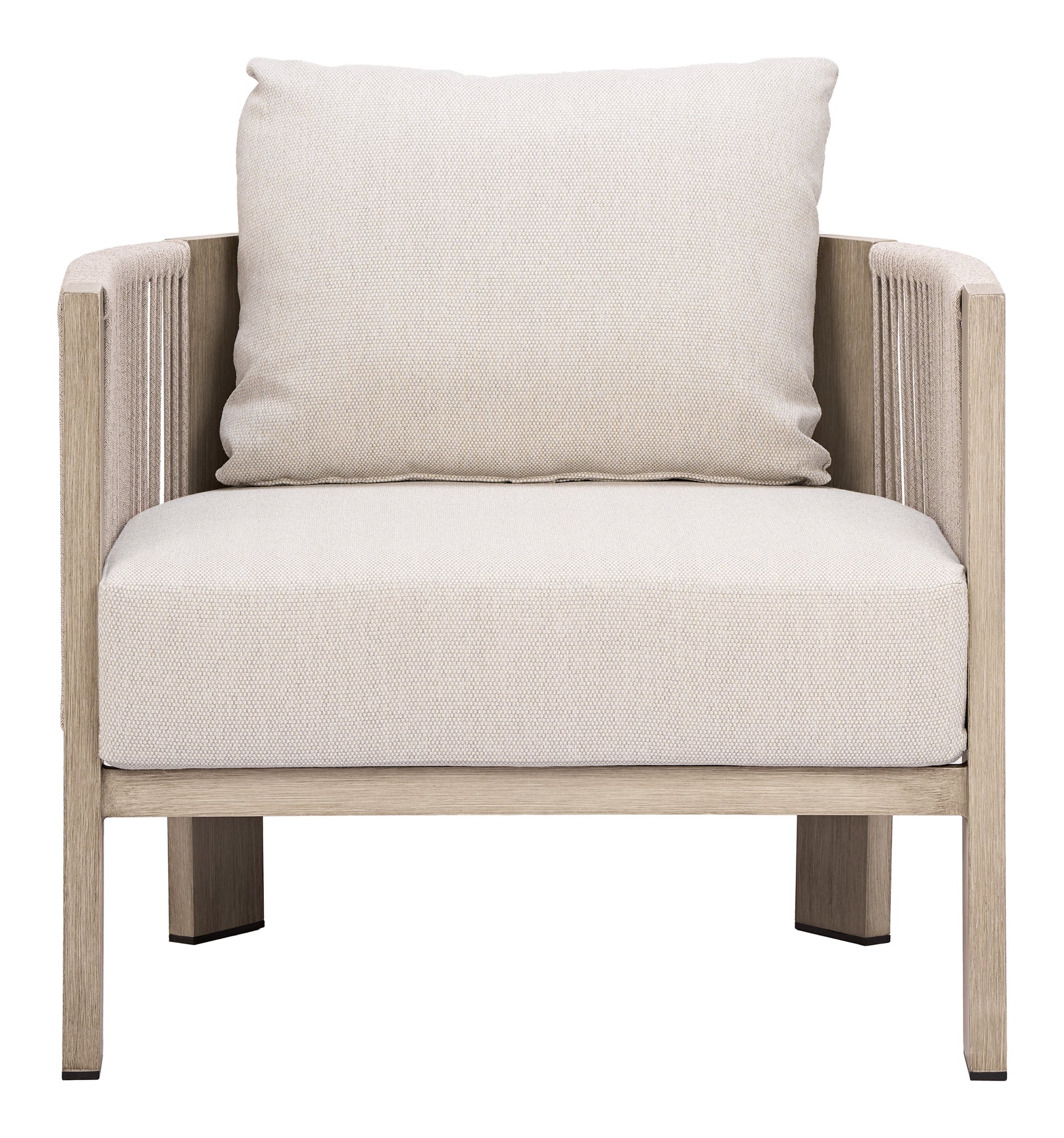 Sunlit Gray Springs Accent Chair